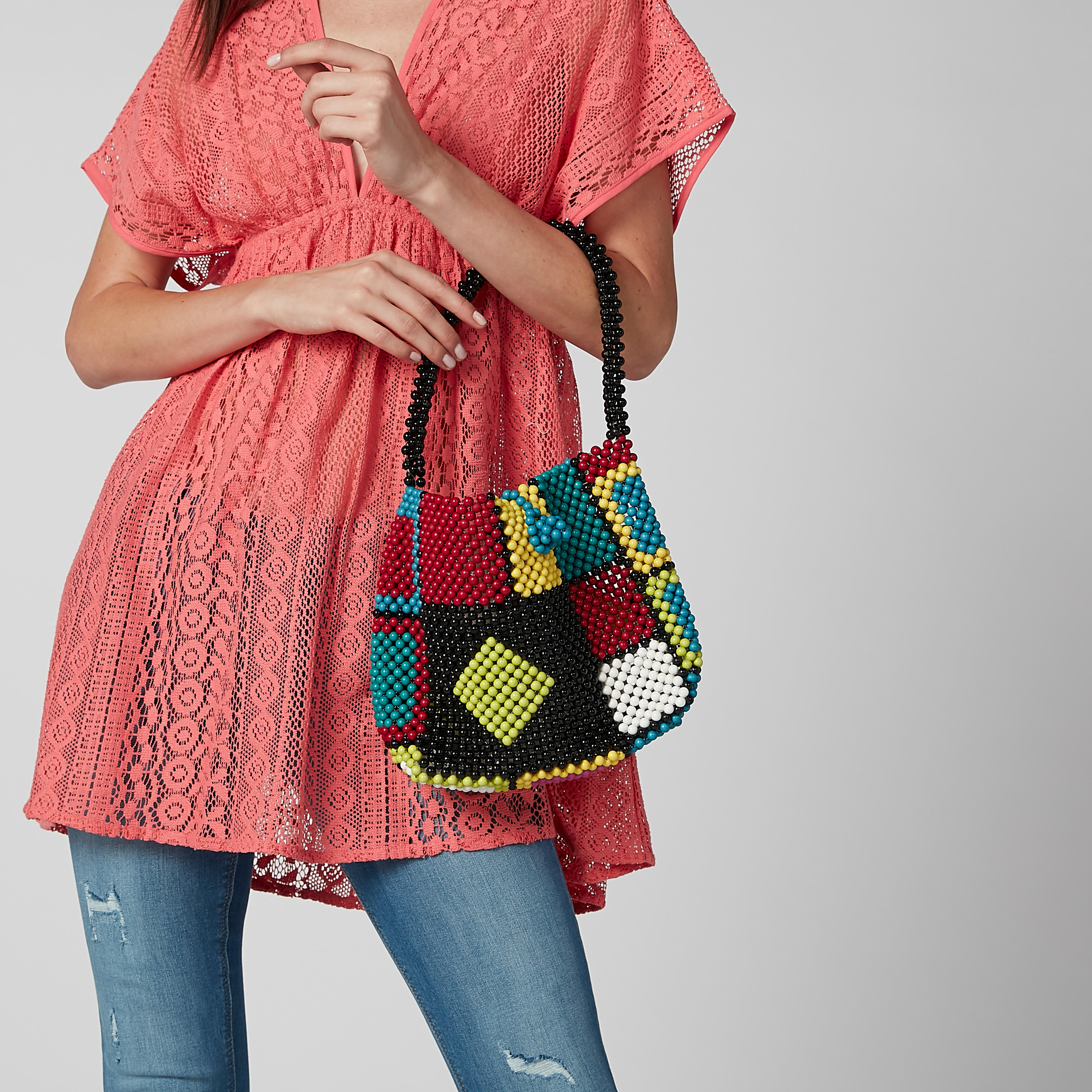 Beaded Handbag with Handle-women-bagsandwallets-handbags-image-2