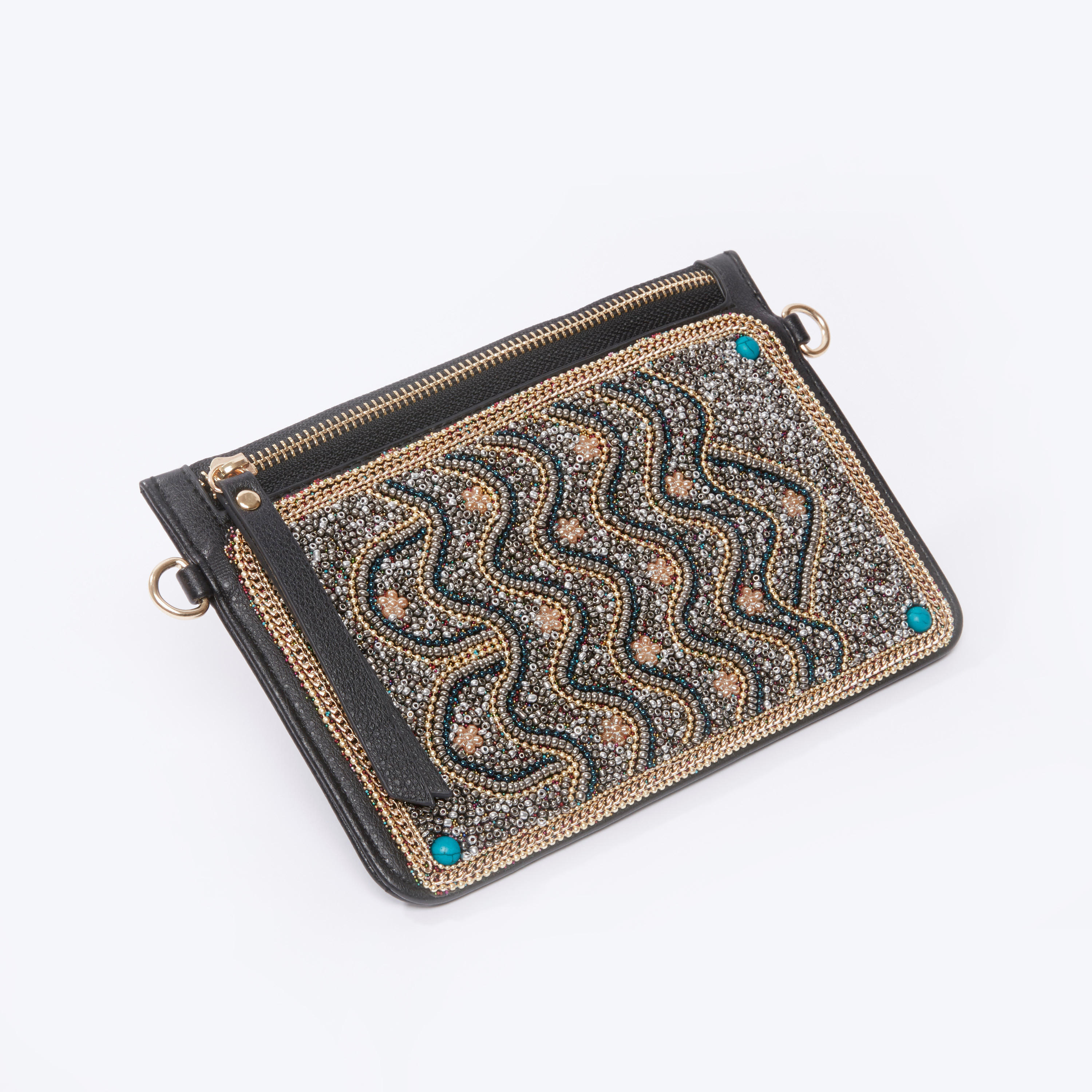حقيبة كروس بودي خرز بسحاب إغلاق وحمّالة قابلة للفصل-women-bagsandwallets-handbags-image-1