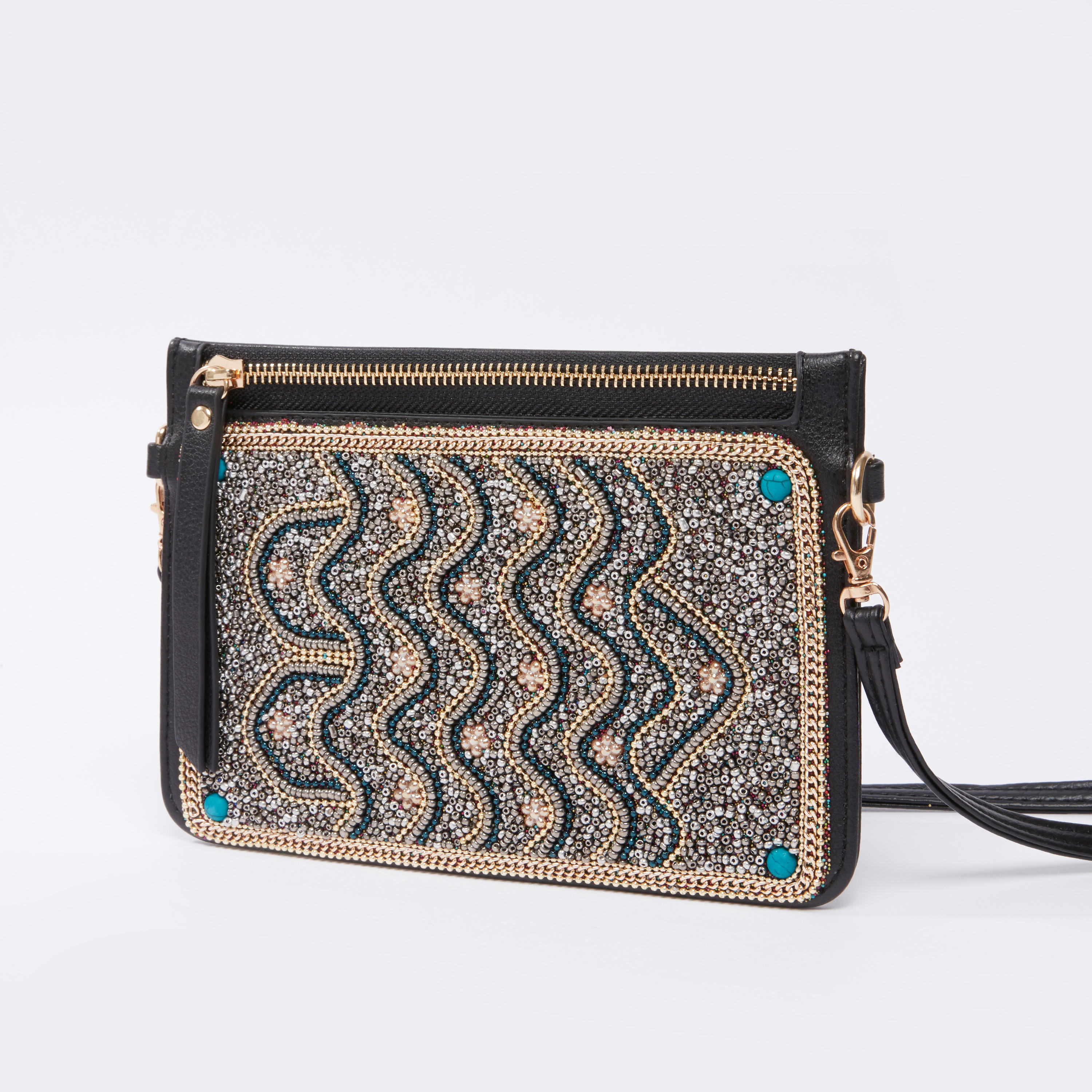 حقيبة كروس بودي خرز بسحاب إغلاق وحمّالة قابلة للفصل-women-bagsandwallets-handbags-image-3