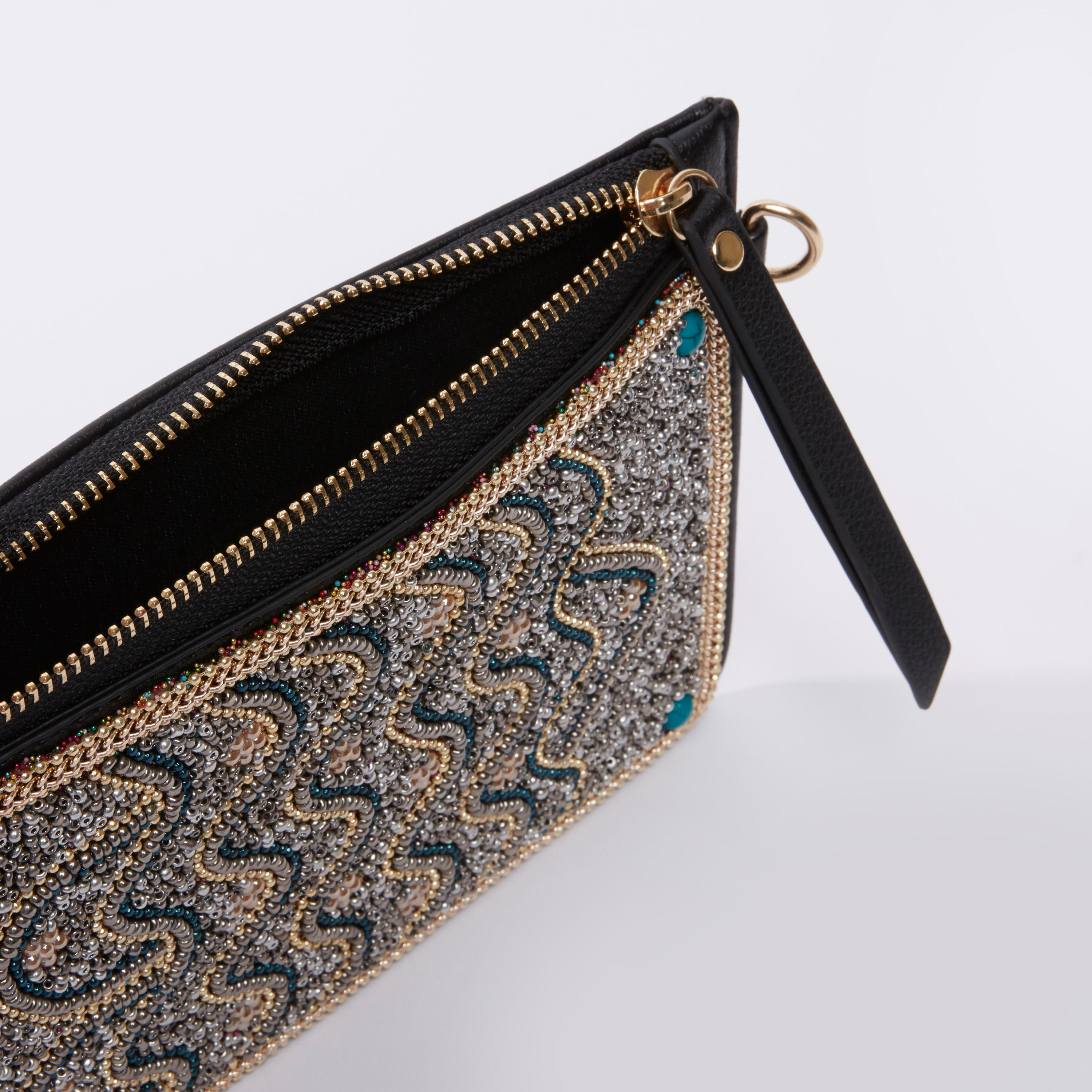 حقيبة كروس بودي خرز بسحاب إغلاق وحمّالة قابلة للفصل-women-bagsandwallets-handbags-image-4