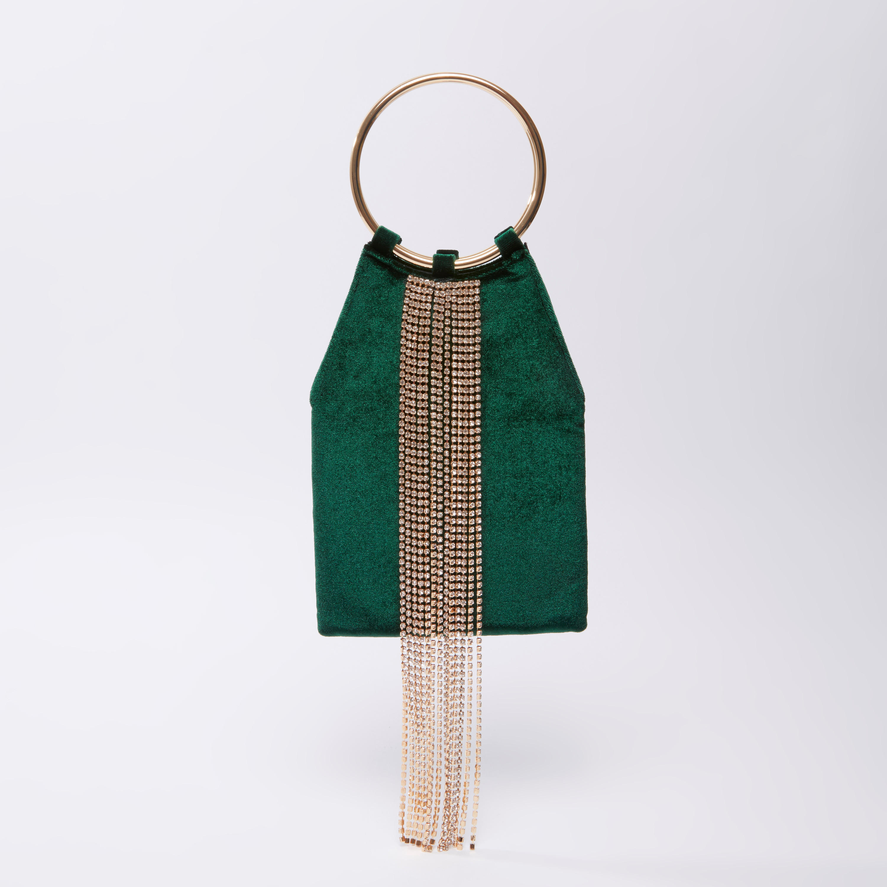 Textured Clutch with Studded Dangling Detail-women-bagsandwallets-handbags-image-3