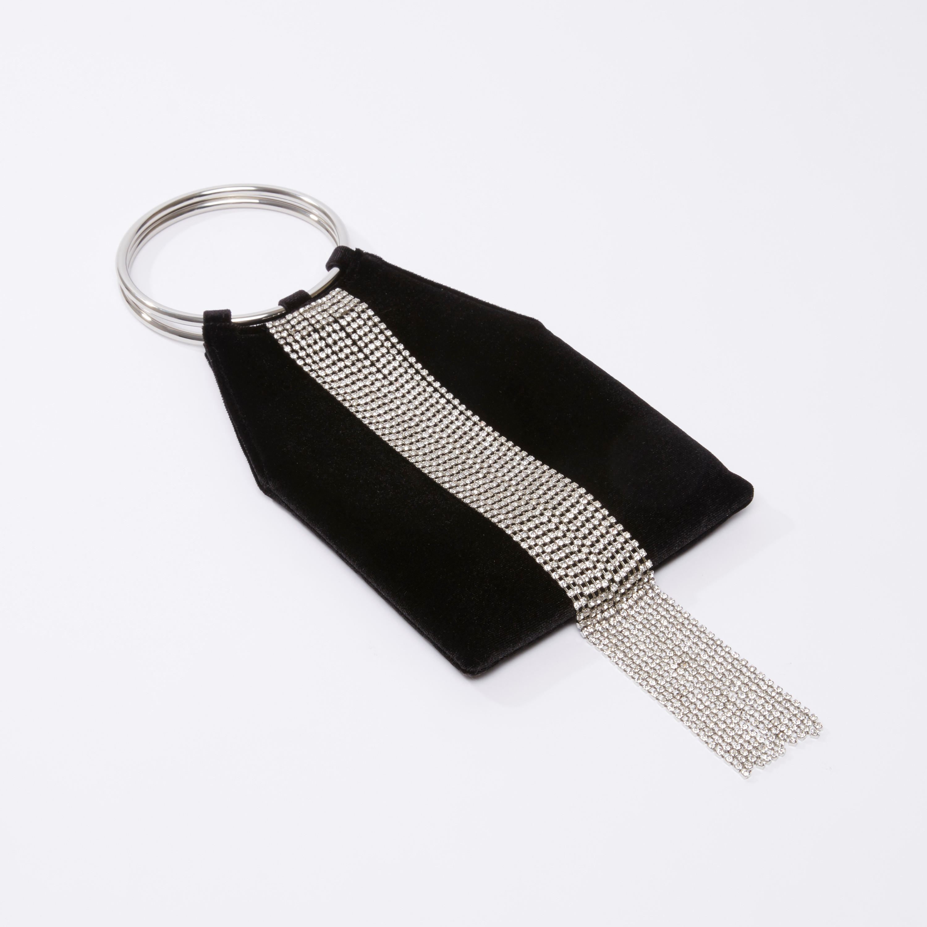Studded Detail Clutch with Metallic Round Handle-women-bagsandwallets-handbags-image-3