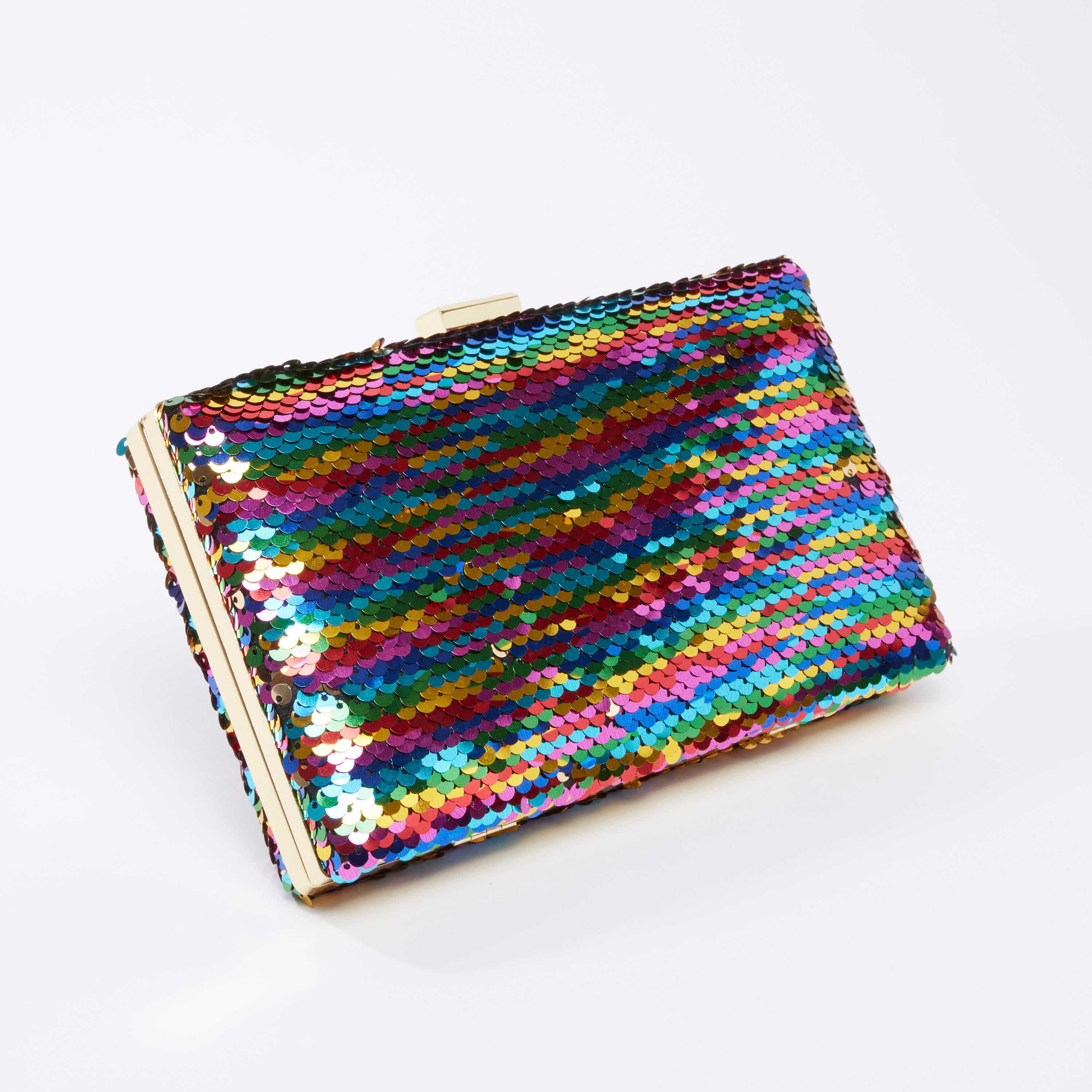 حقيبة كلاتش بسلسلة ميتاليك قابلة للفصل وتفاصيل ترتر-women-bagsandwallets-handbags-image-3