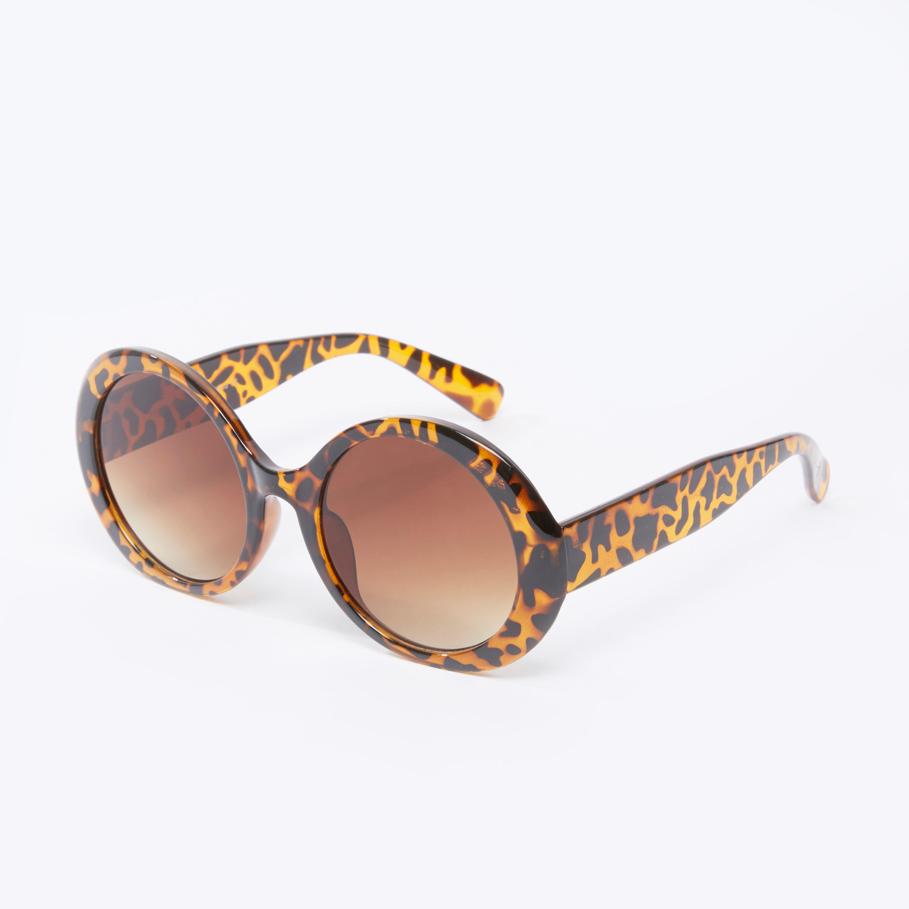 نظارة شمسية مستديرة بإطار كامل ووسادات أنف وطبعات-women-sunglasses-image-1