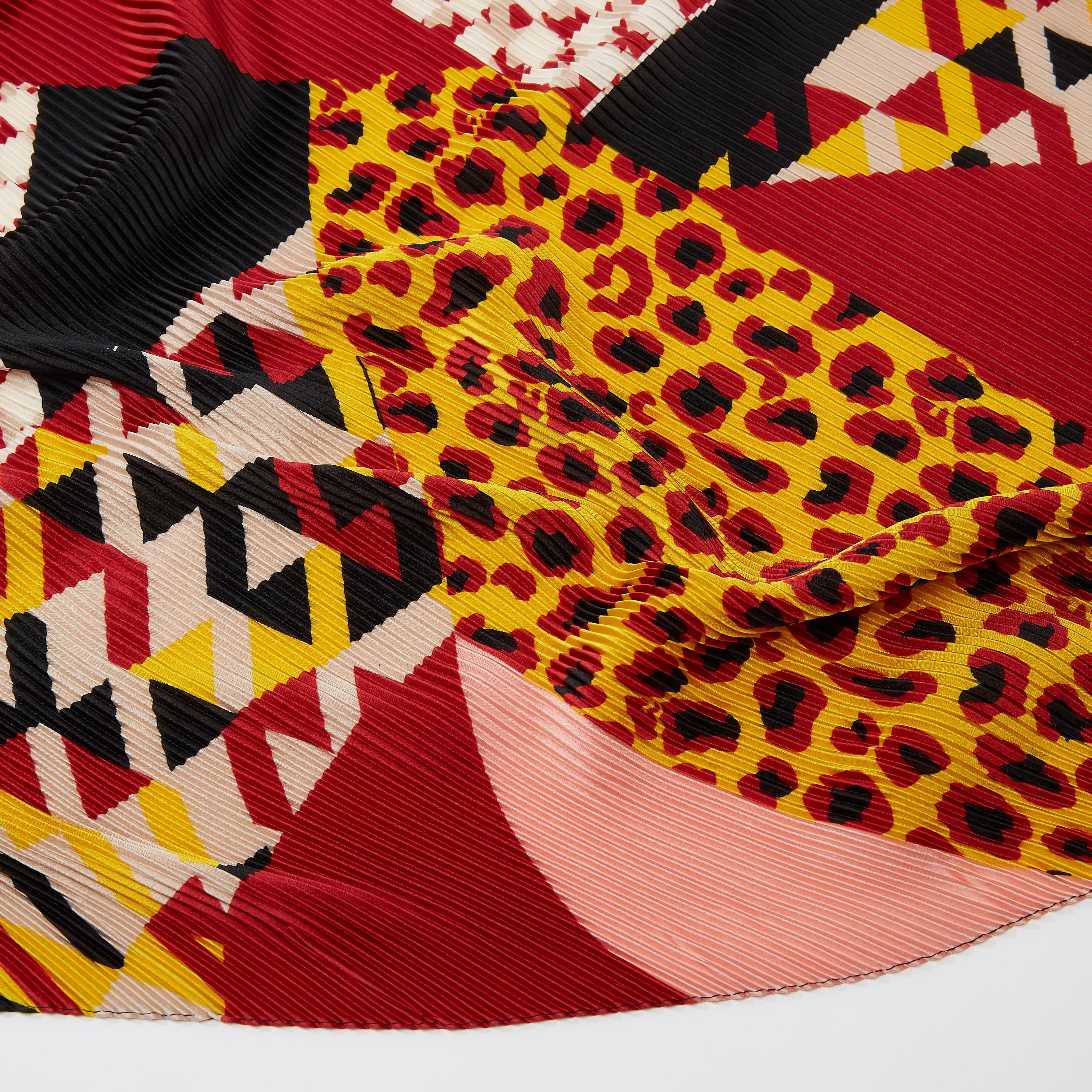 Printed Scarf with Pleat Detail-women-clothingaccessories-scarves-image-3