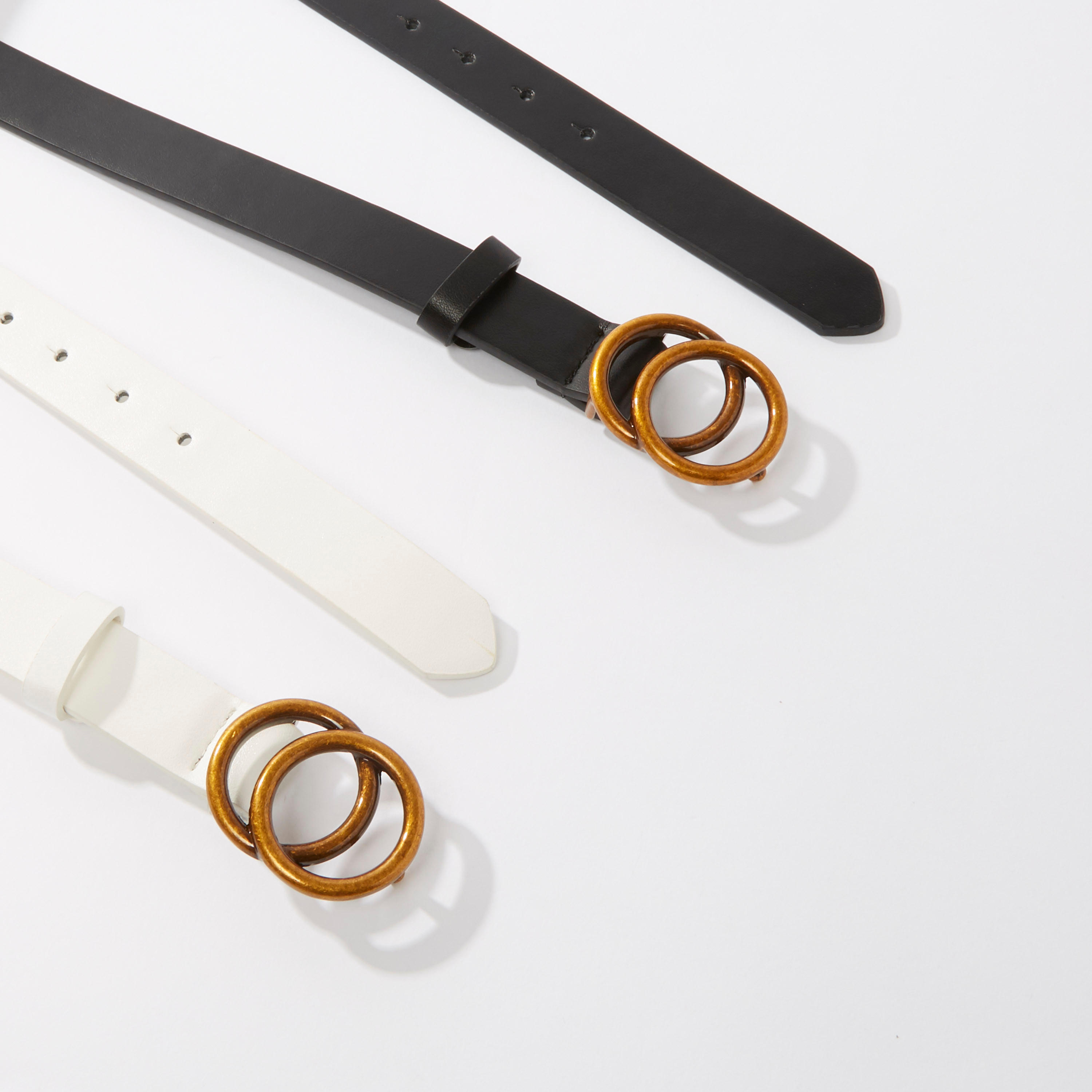 حزام سادة بإبزيم بدبوس - طقم من قطعتين-women-clothingaccessories-belts-image-1