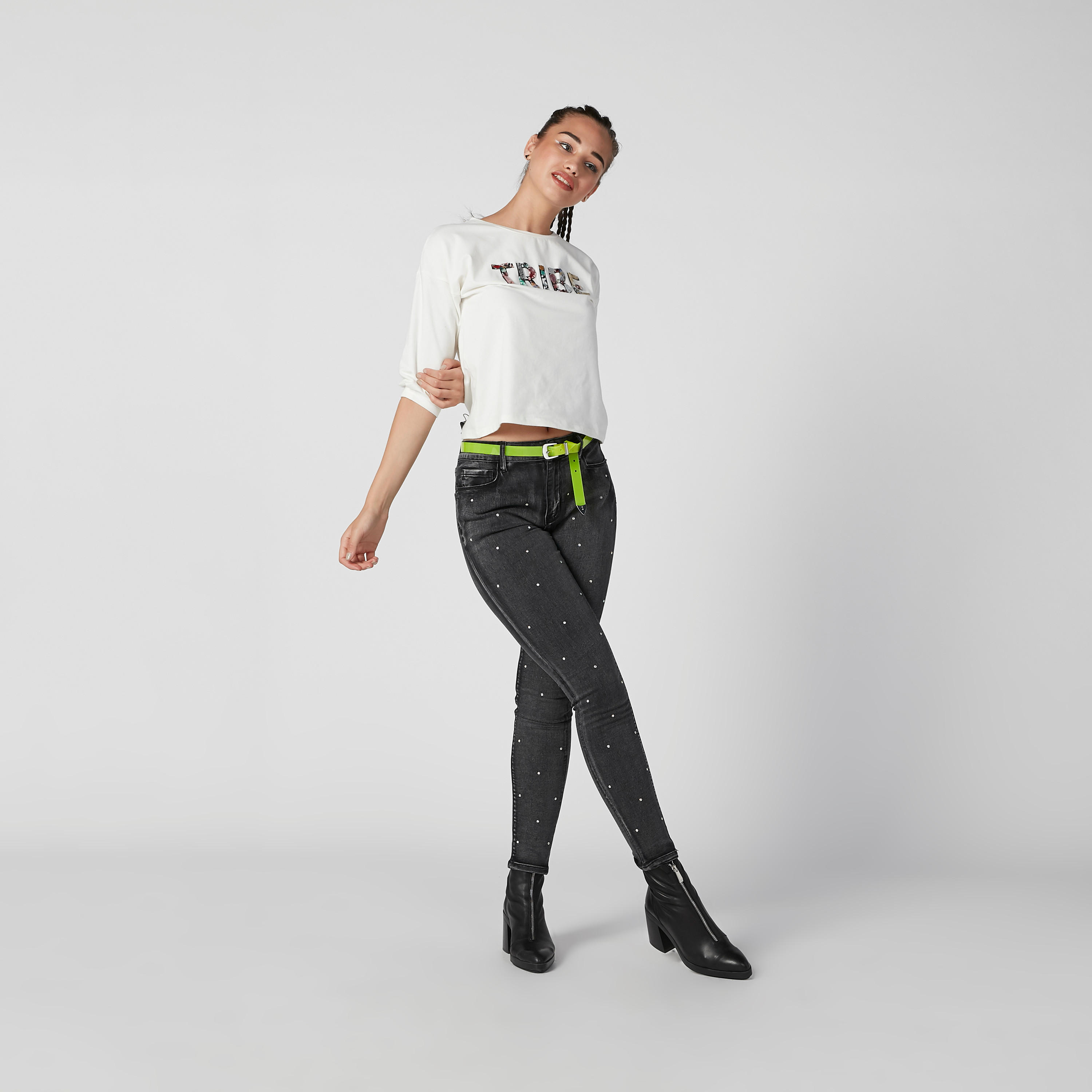 حزام بإبزيم بدبوس - طقم من 3 قطع متنوّعة-women-clothingaccessories-belts-image-2