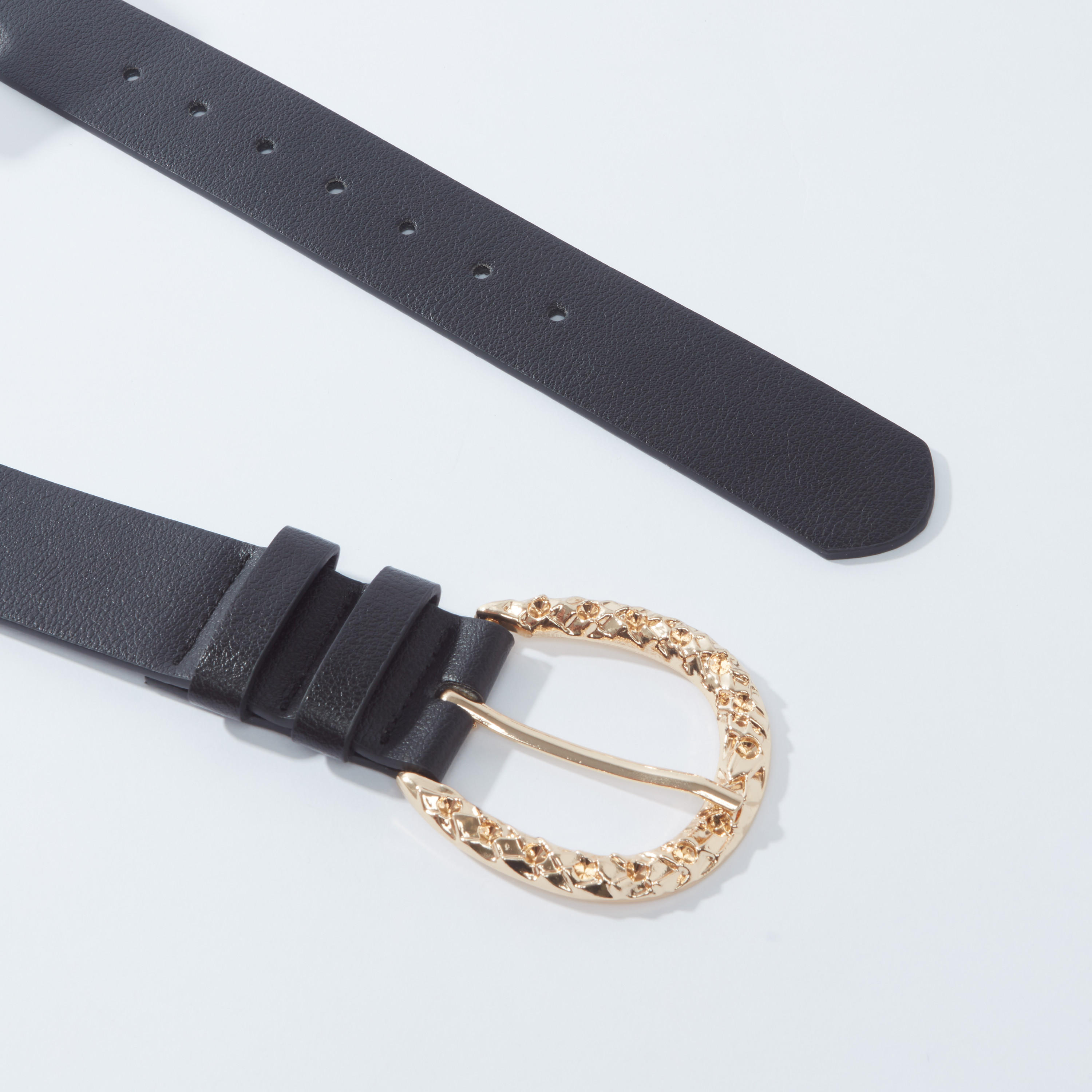 حزام بارز الملمس بإبزيم بدبوس-women-clothingaccessories-belts-image-1