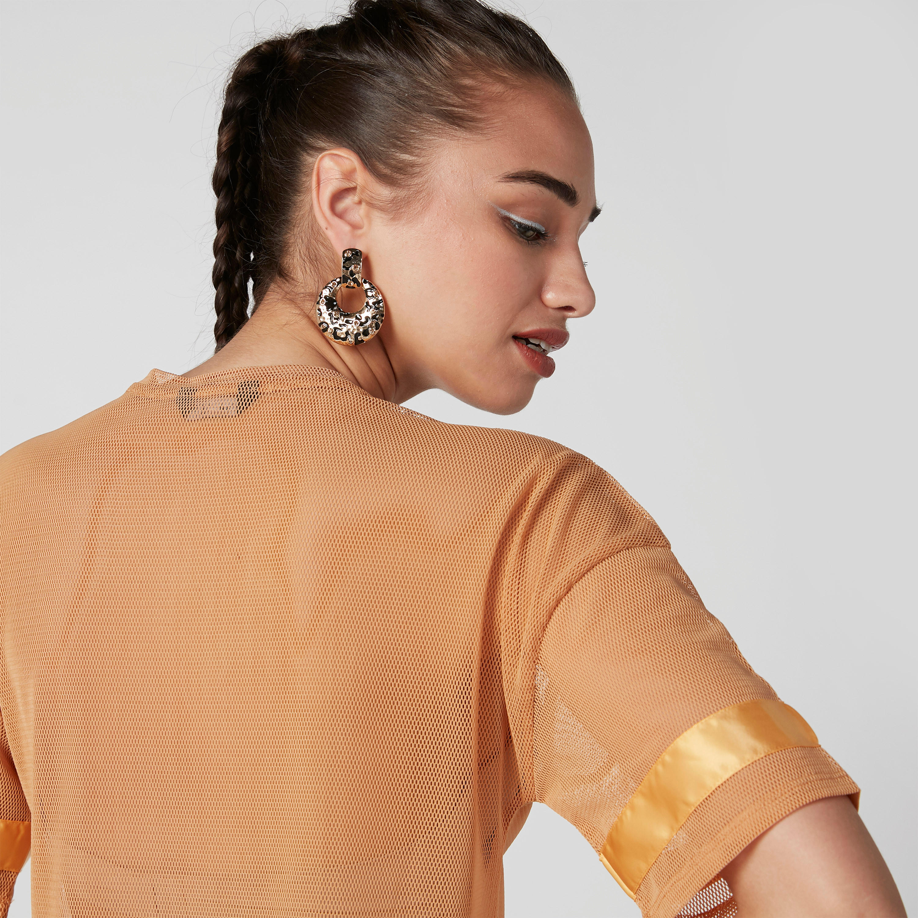 Studded Dangling Earrings with Pushback Closure-women-watchesandjewellery-jewellery-earrings-image-2