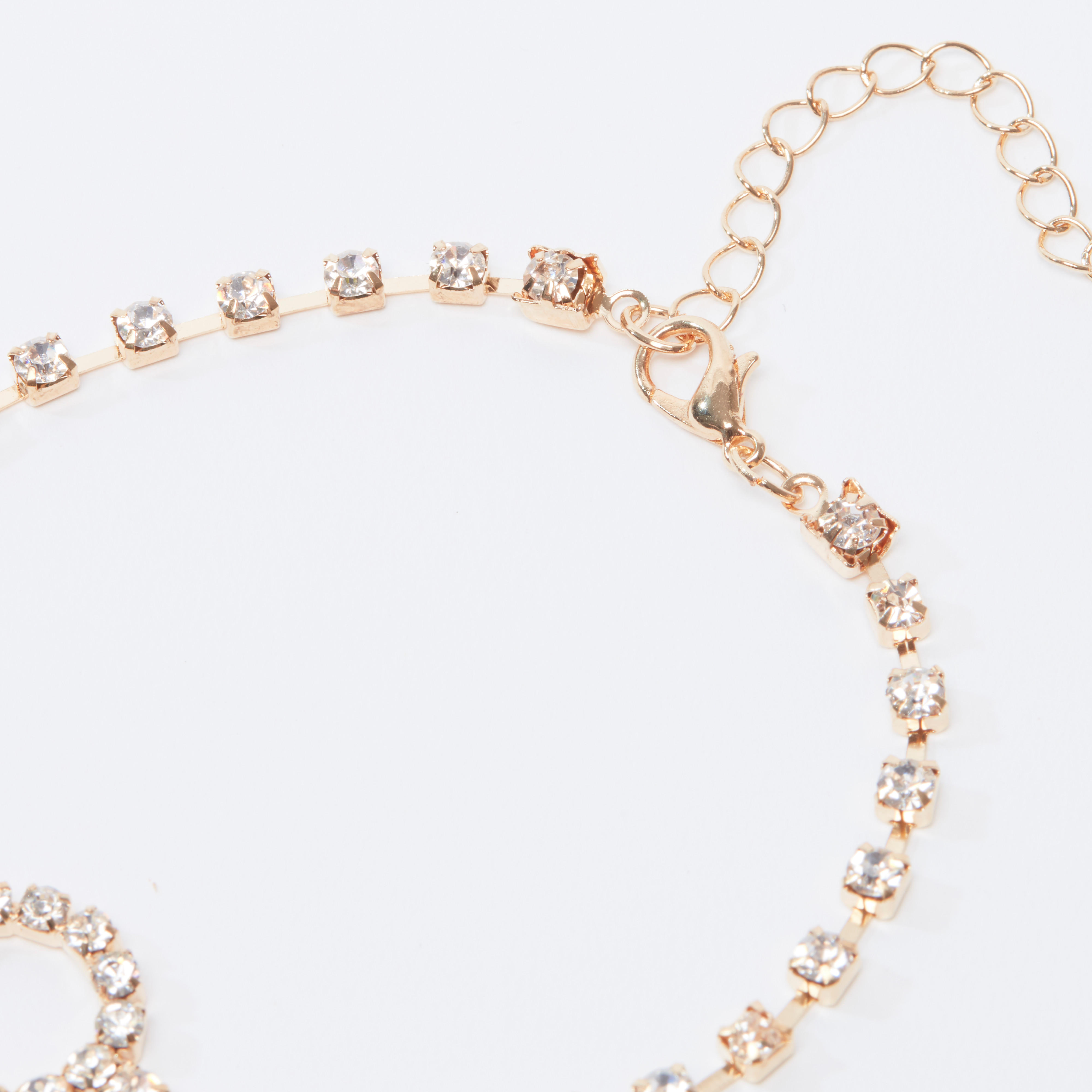 أساور مزينة بمشبك إغلاق - طقم من 4 قطع-women-watchesandjewellery-jewellery-banglesandbracelets-image-5