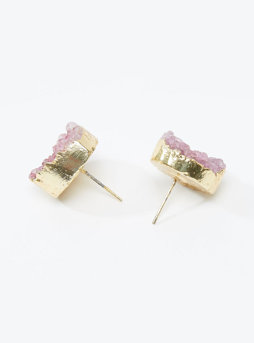 Embellished Stud Earrings with Pushback Closure-women-watchesandjewellery-jewellery-earrings-image-3