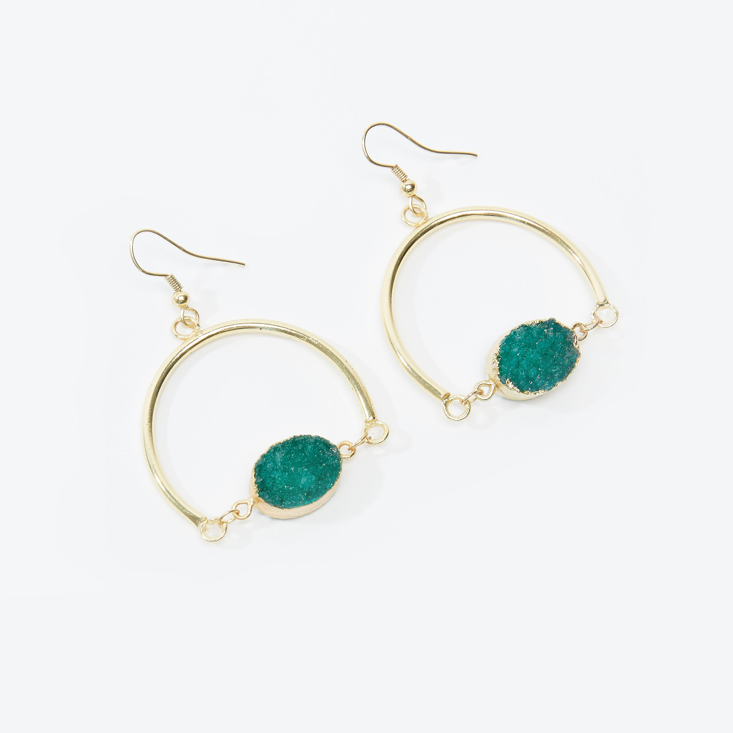 حلق مزيّن بدلاّية وخطّاف-women-watchesandjewellery-jewellery-earrings-image-3