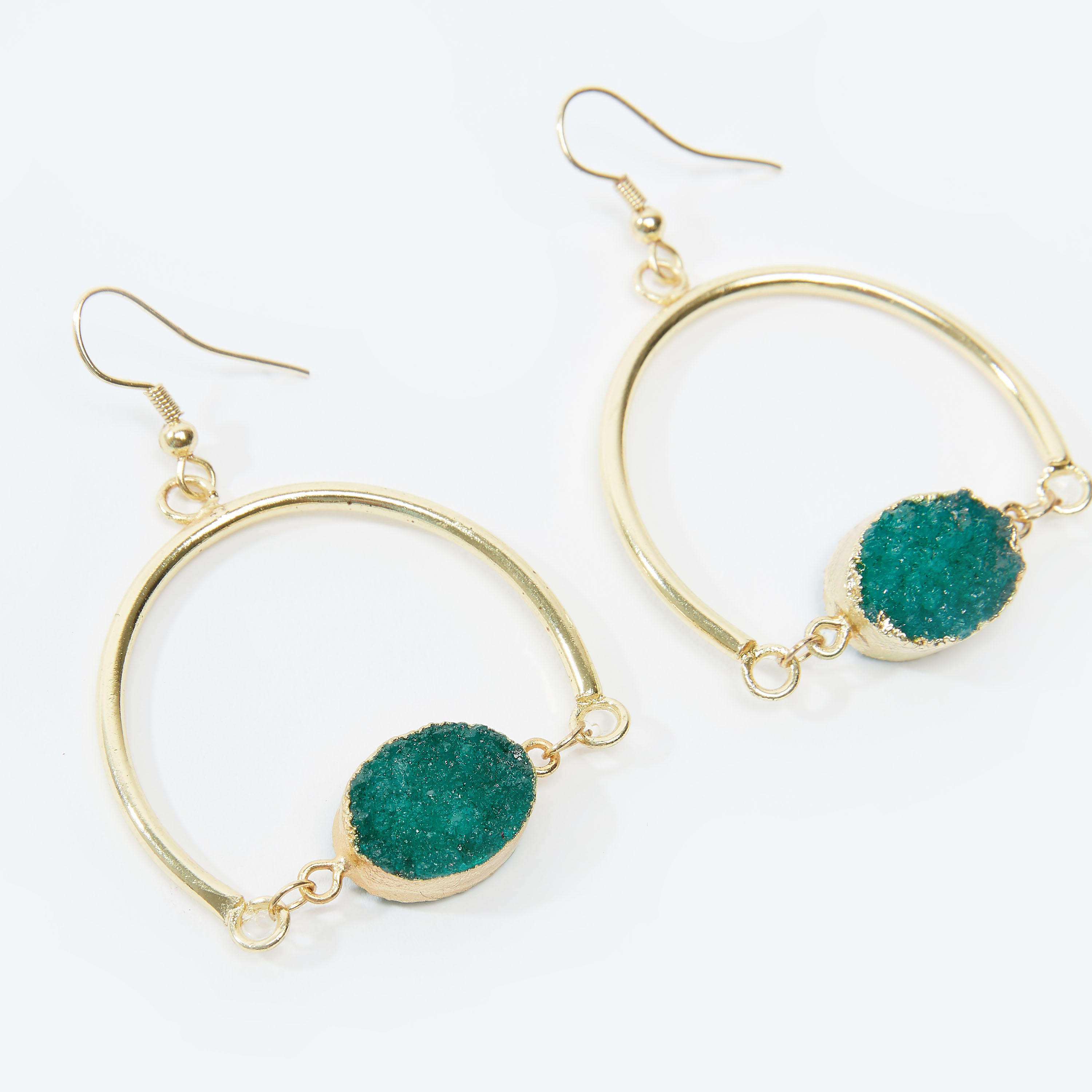 حلق مزيّن بدلاّية وخطّاف-women-watchesandjewellery-jewellery-earrings-image-1
