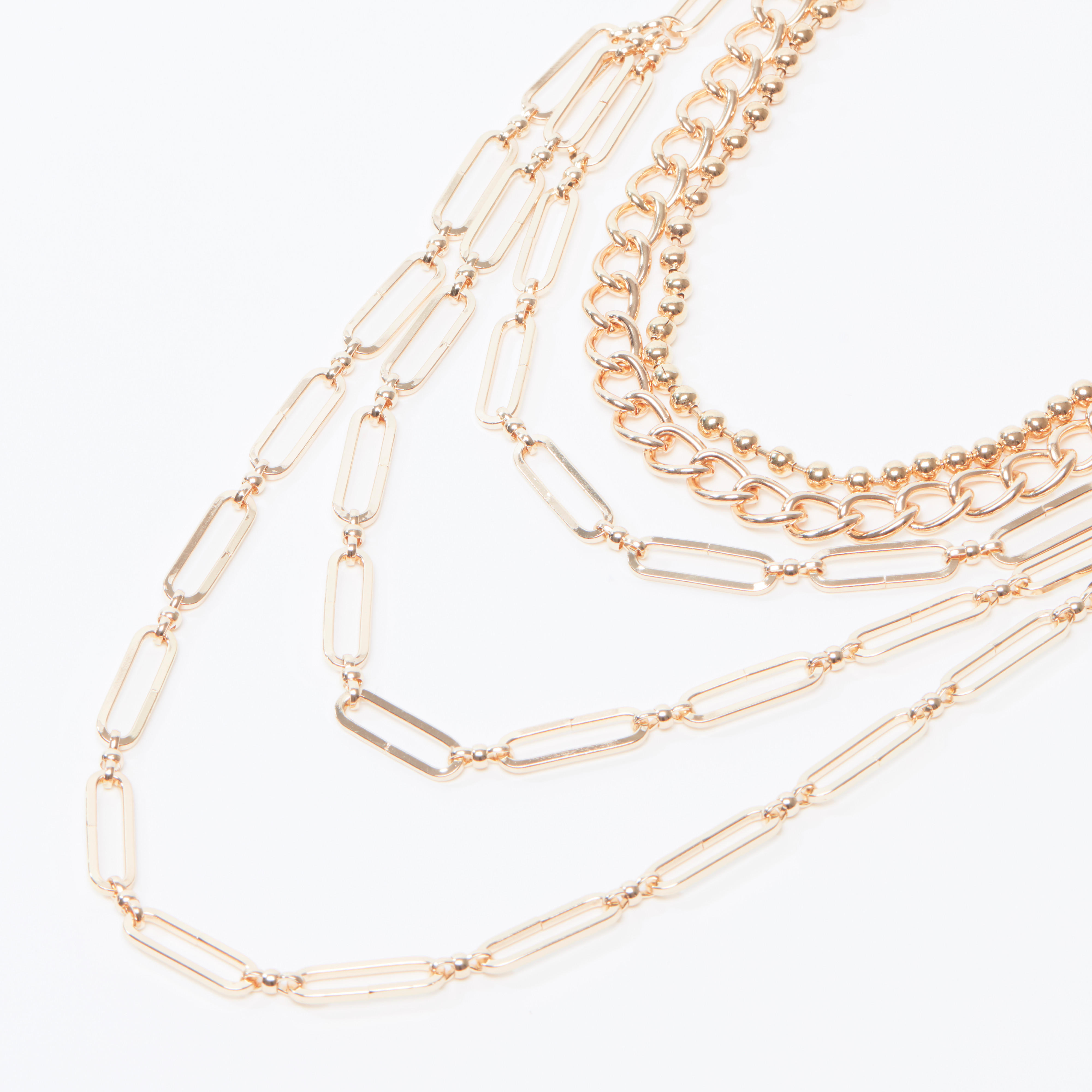 قلادة متعددة الطبقات مزيّنة بمشبك إغلاق-women-watchesandjewellery-jewellery-necklacesandpendants-image-1