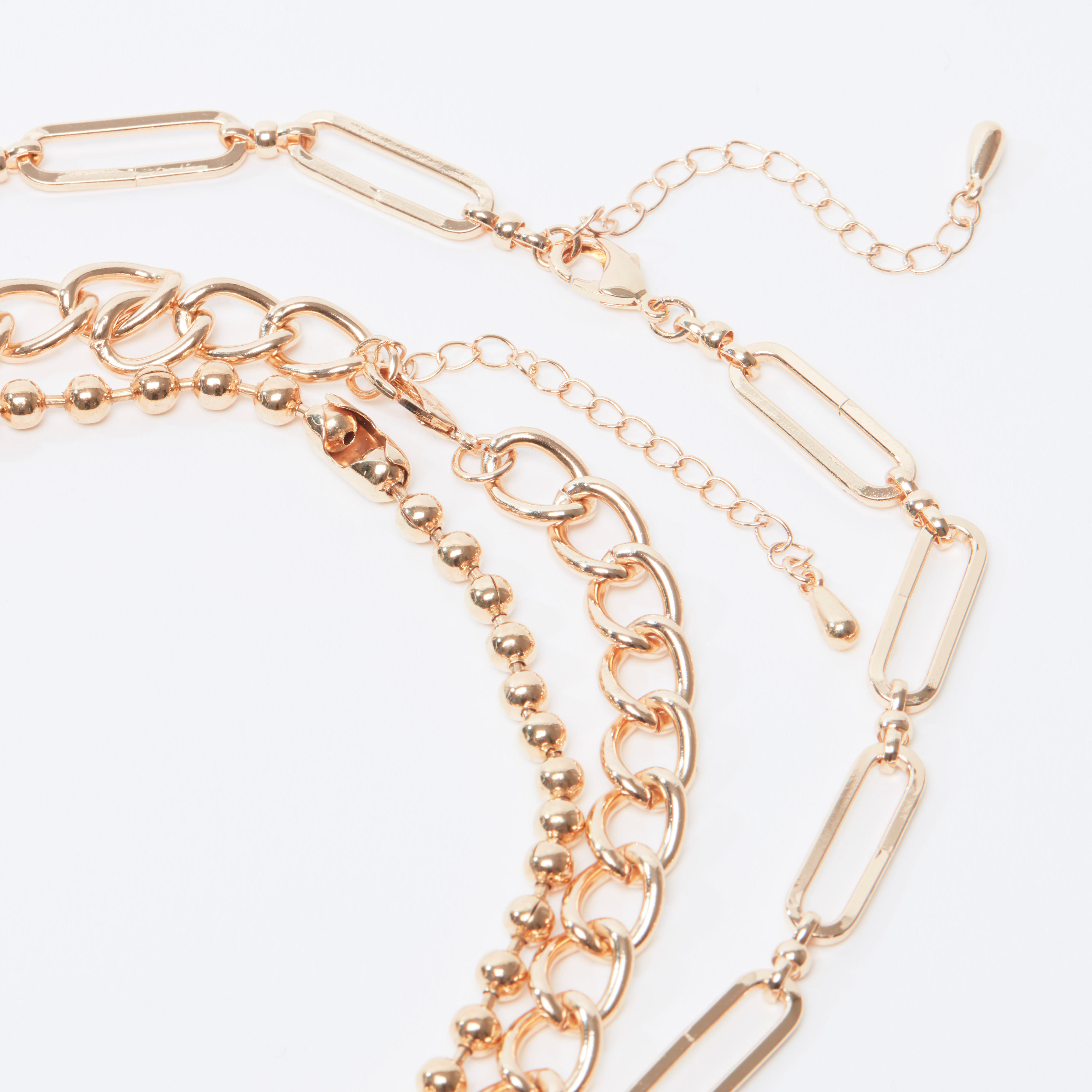 قلادة متعددة الطبقات مزيّنة بمشبك إغلاق-women-watchesandjewellery-jewellery-necklacesandpendants-image-3
