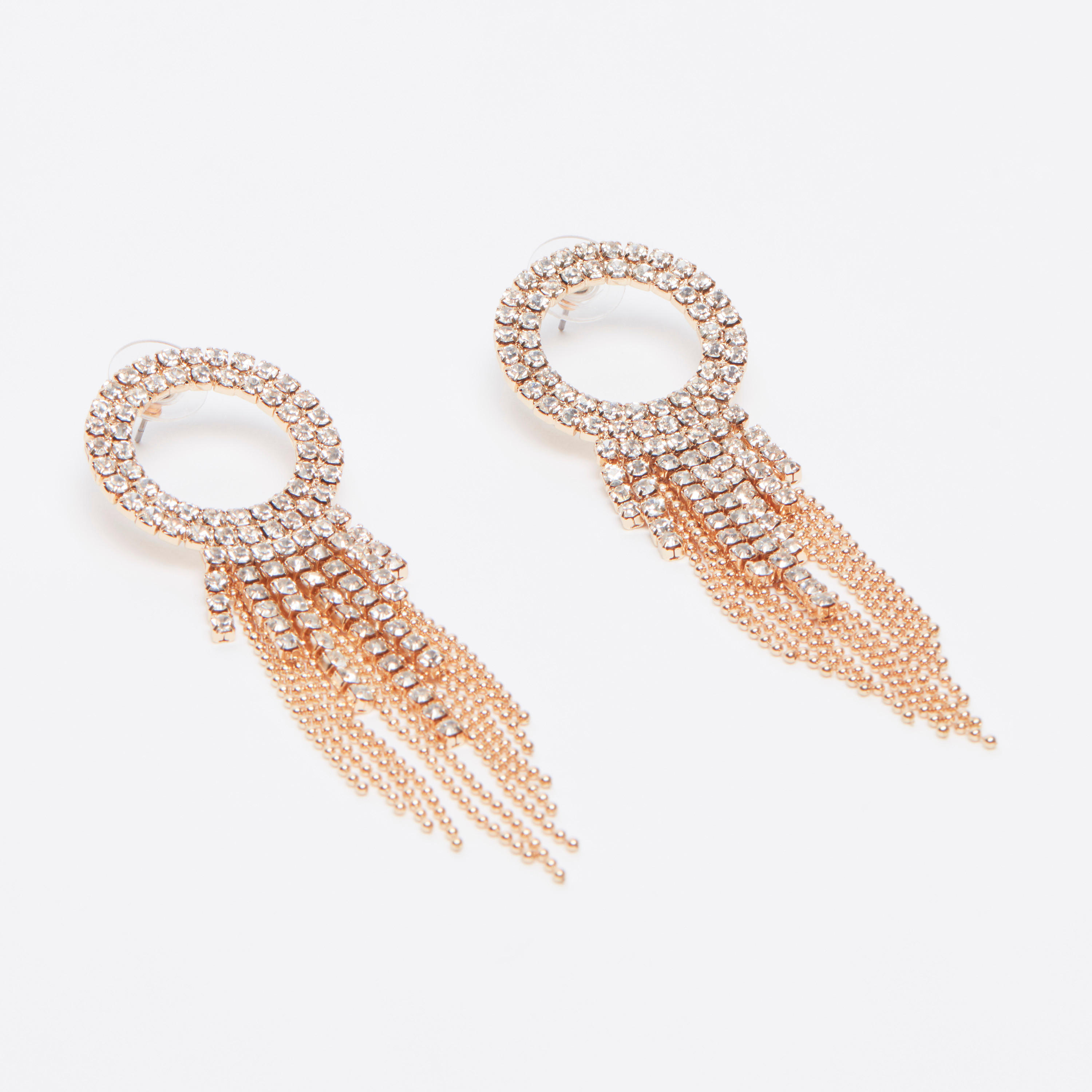 Embellished Dangling Earrings with Pushback Closure-women-watchesandjewellery-jewellery-earrings-image-1
