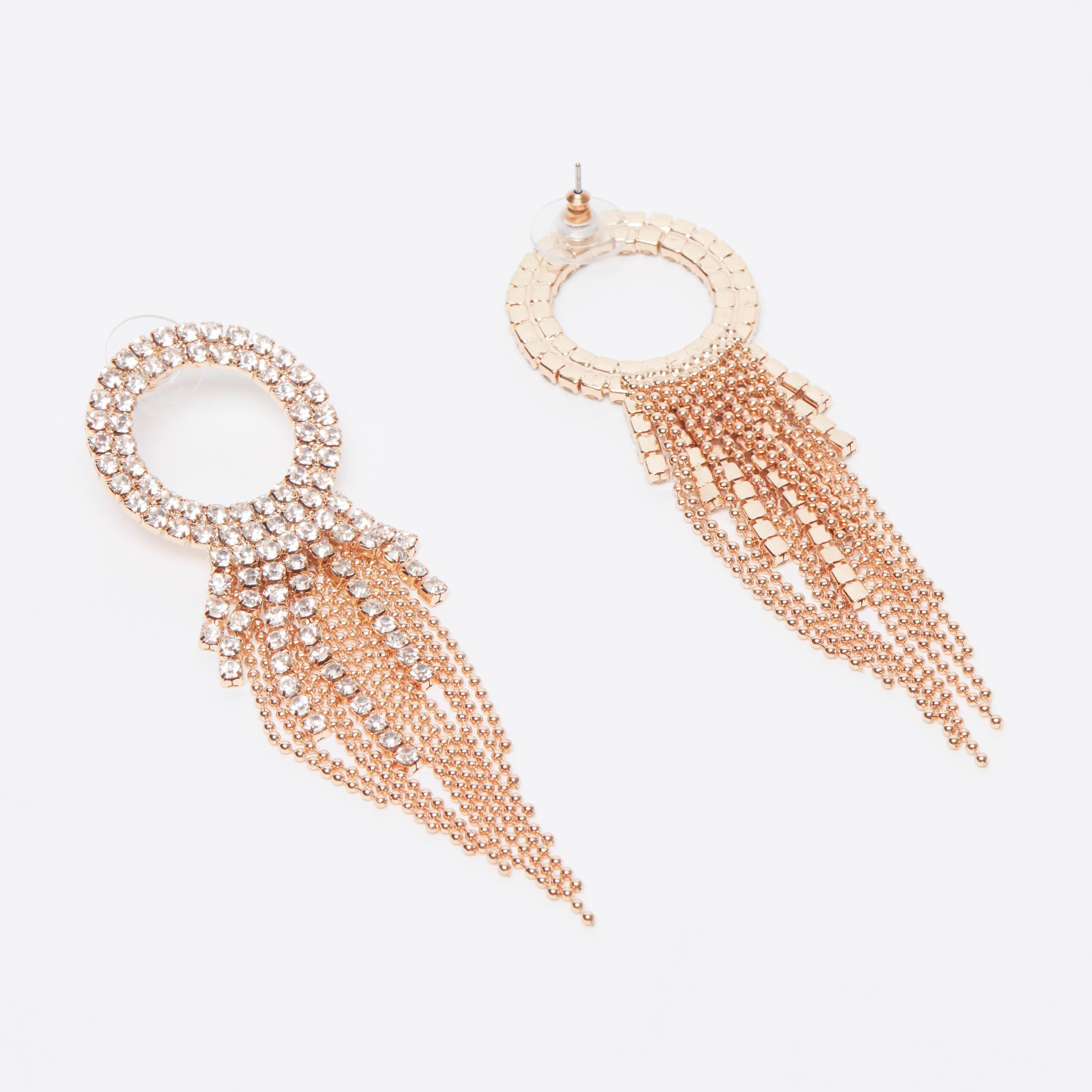 Embellished Dangling Earrings with Pushback Closure-women-watchesandjewellery-jewellery-earrings-image-3