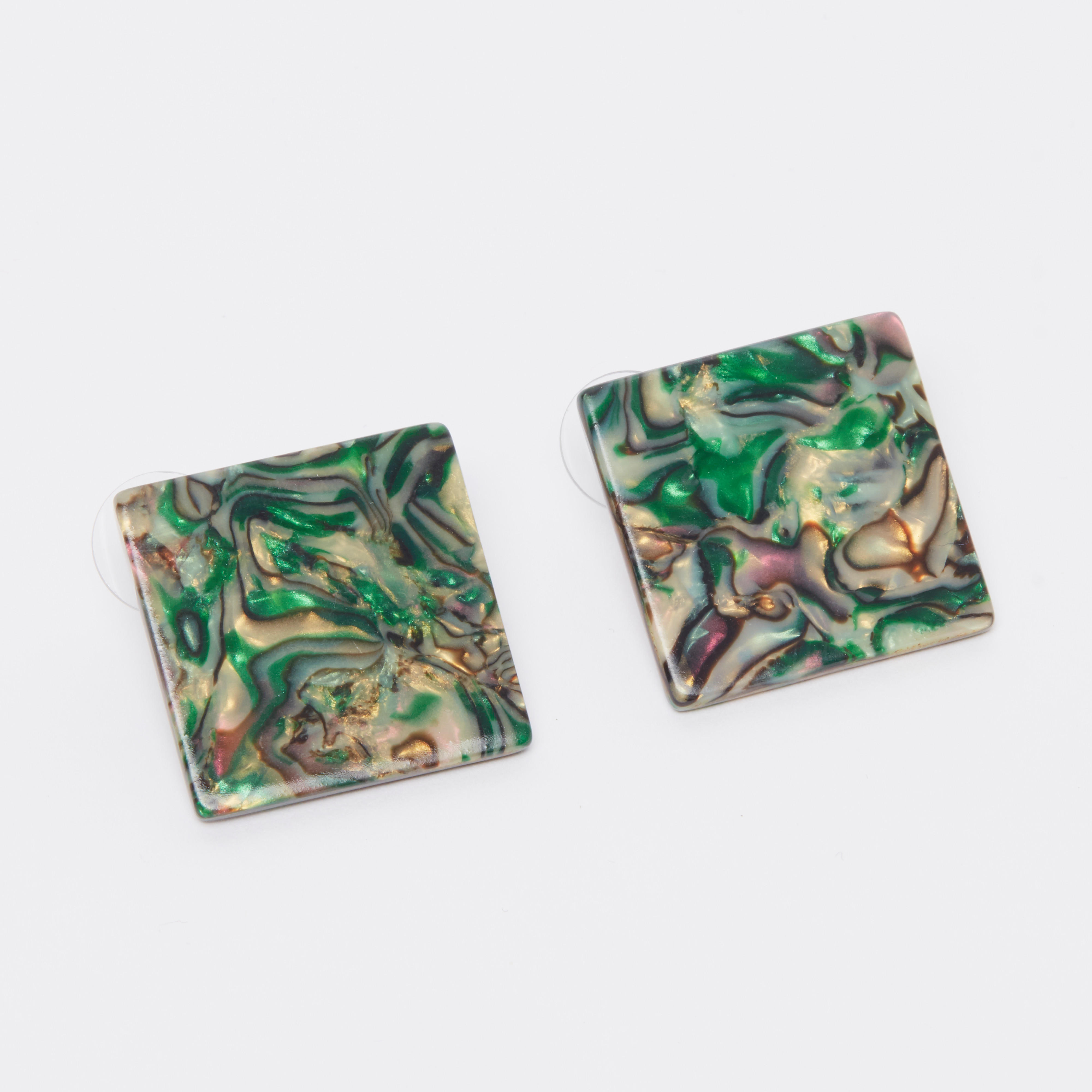 Printed Earrings with Pushback Closure-women-watchesandjewellery-jewellery-earrings-image-1