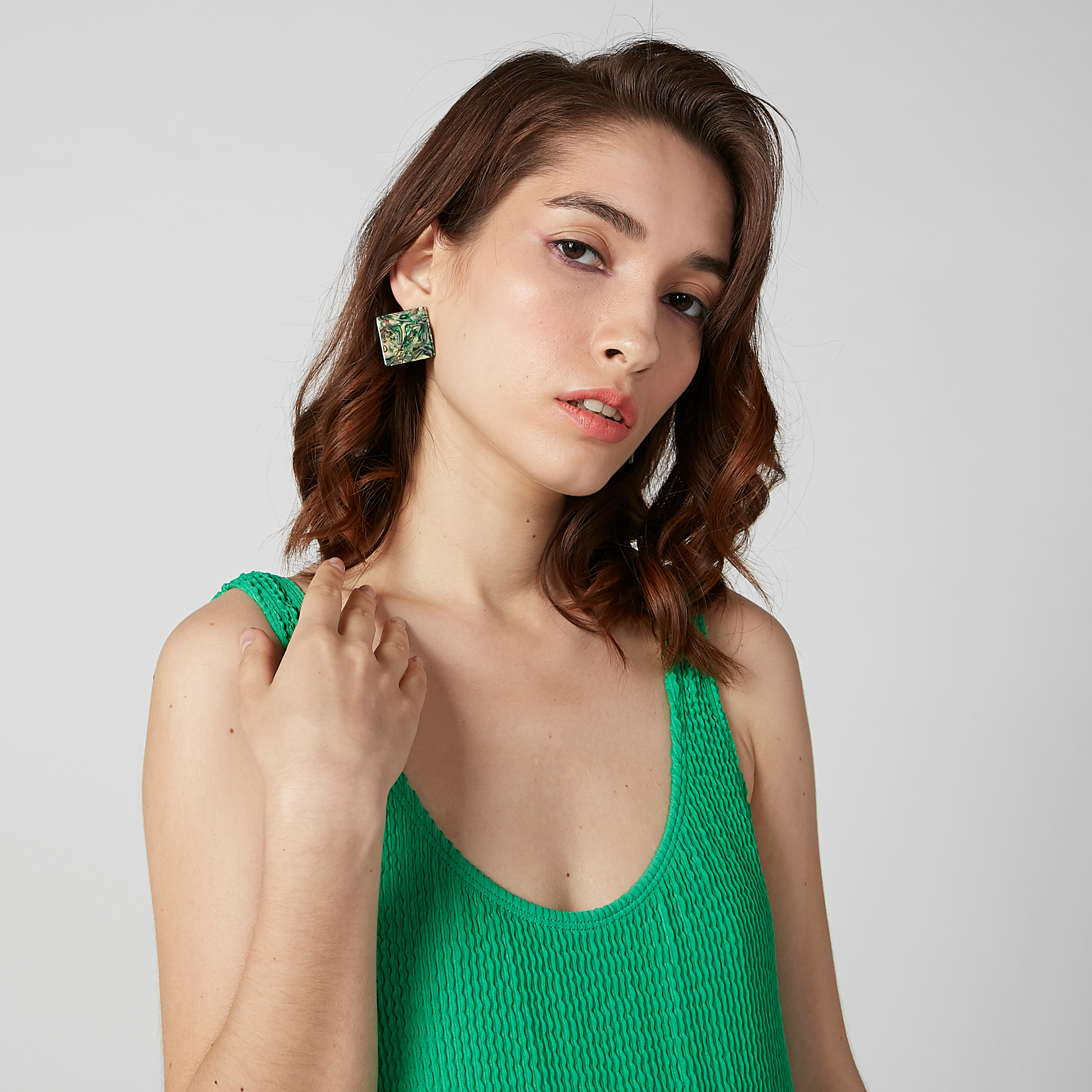 Printed Earrings with Pushback Closure-women-watchesandjewellery-jewellery-earrings-image-2