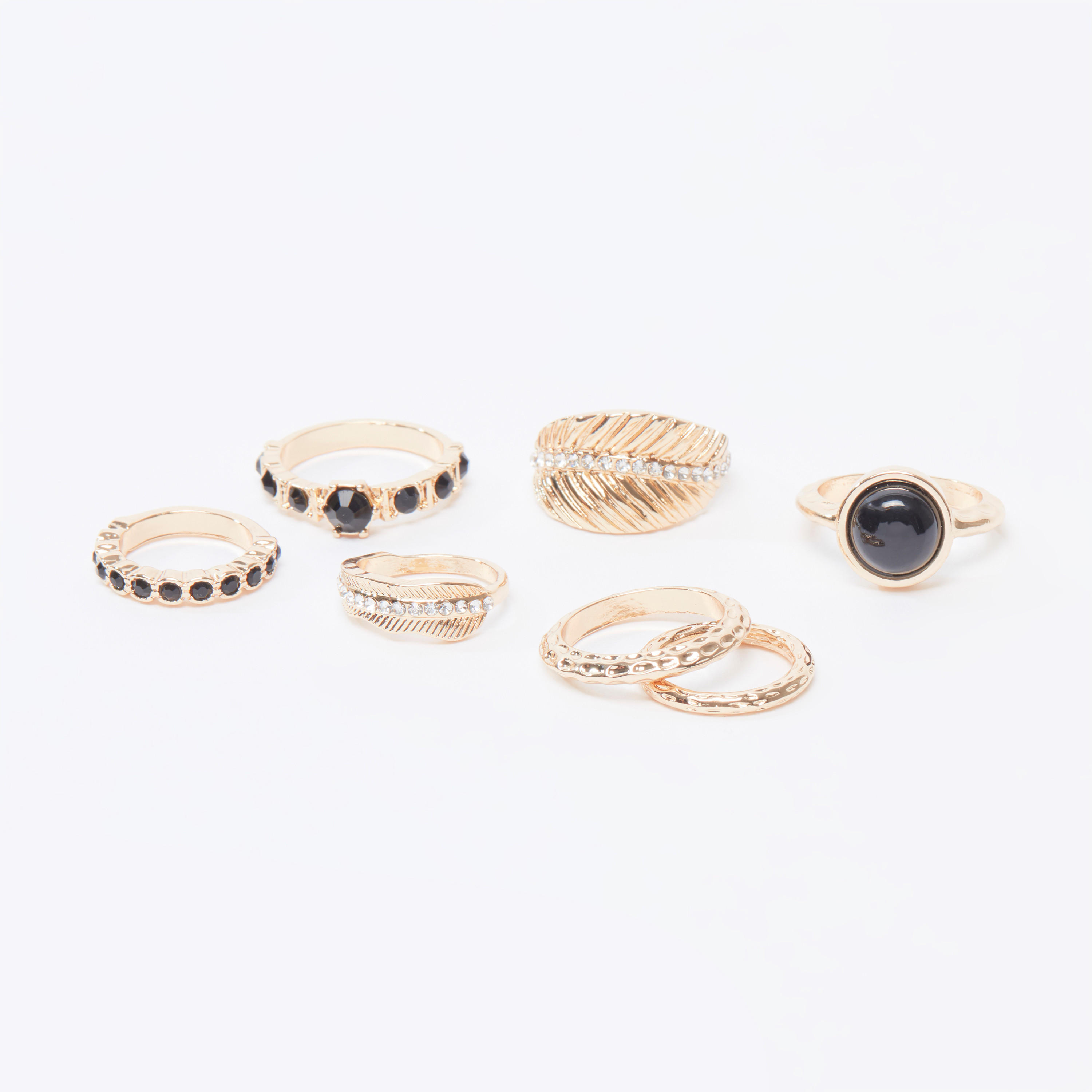 طقم خواتم متنوّعة من 7 قطع-women-watchesandjewellery-jewellery-rings-image-1
