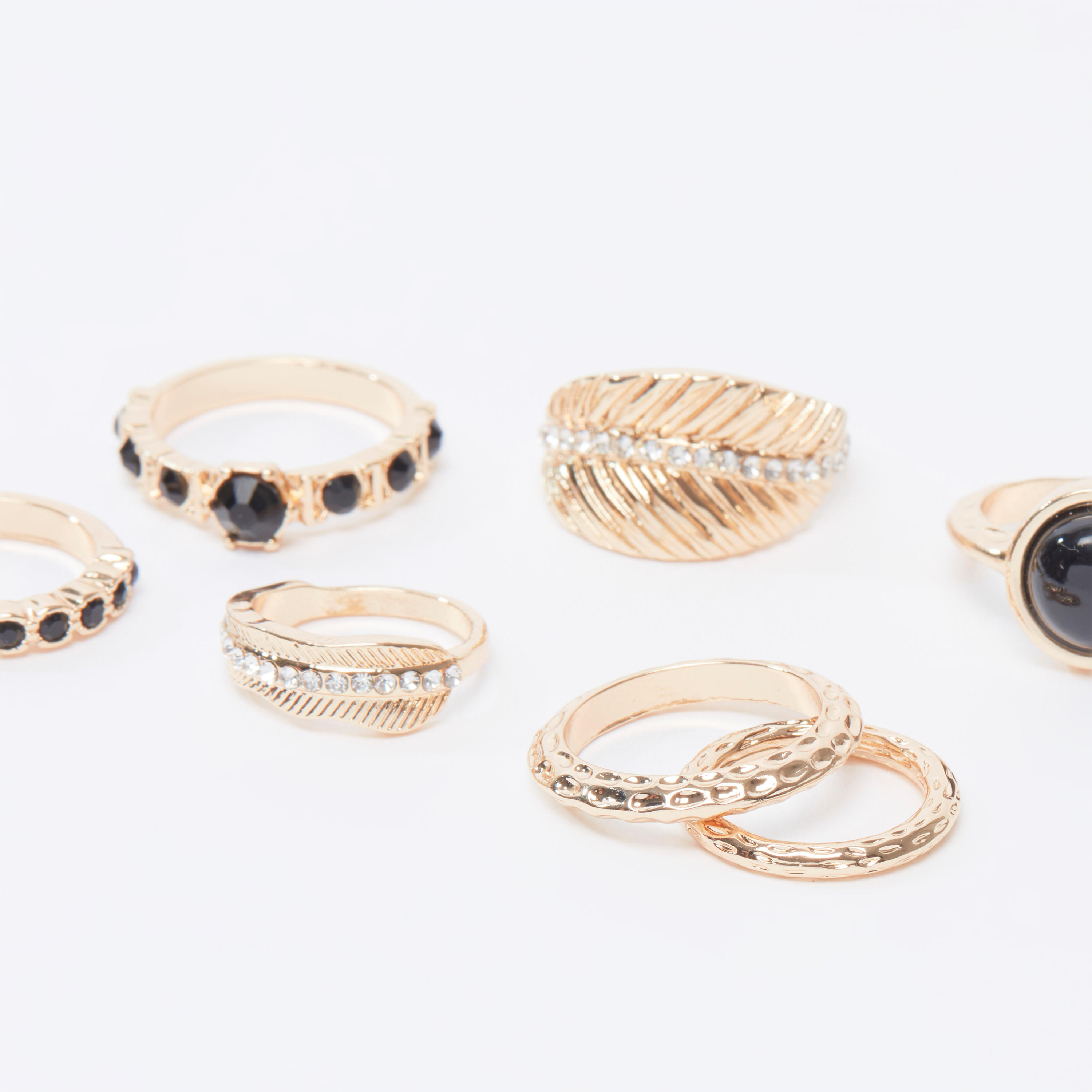 طقم خواتم متنوّعة من 7 قطع-women-watchesandjewellery-jewellery-rings-image-3