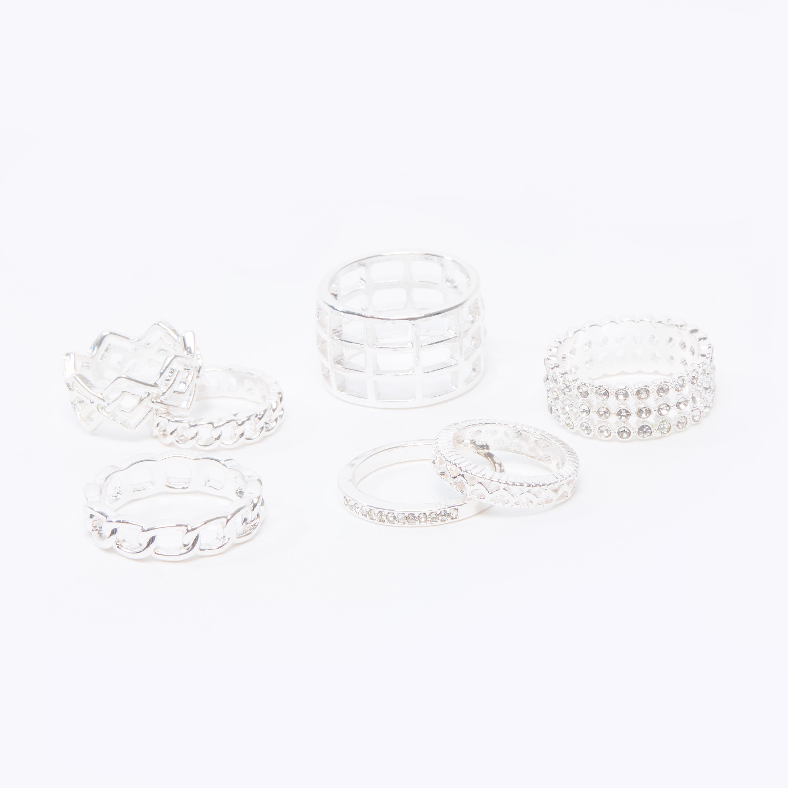 طقم خواتم متنوّعة من 7 قطع-women-watchesandjewellery-jewellery-rings-image-3