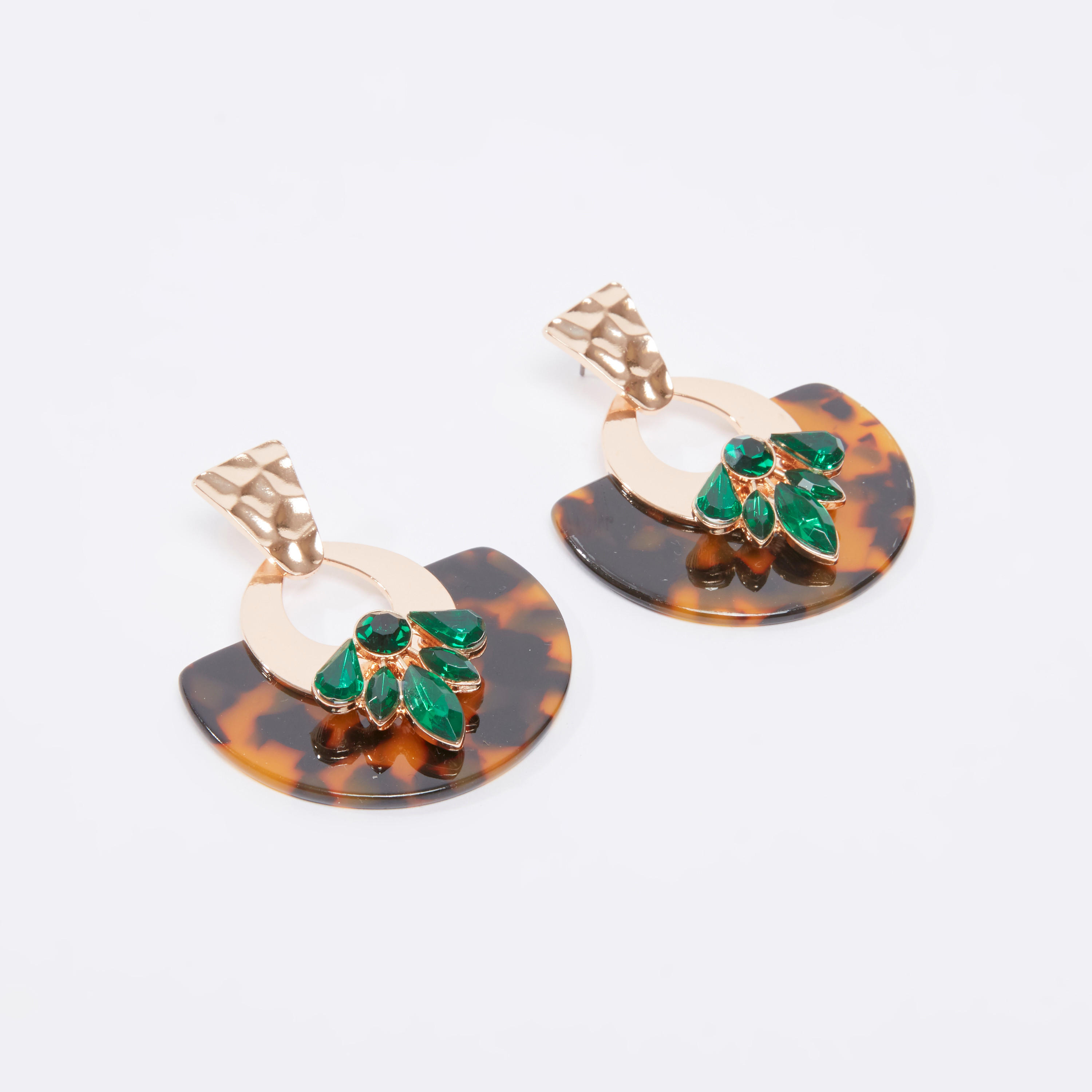 Embellished Dangling Earrings with Pushback Closure-women-watchesandjewellery-jewellery-earrings-image-1