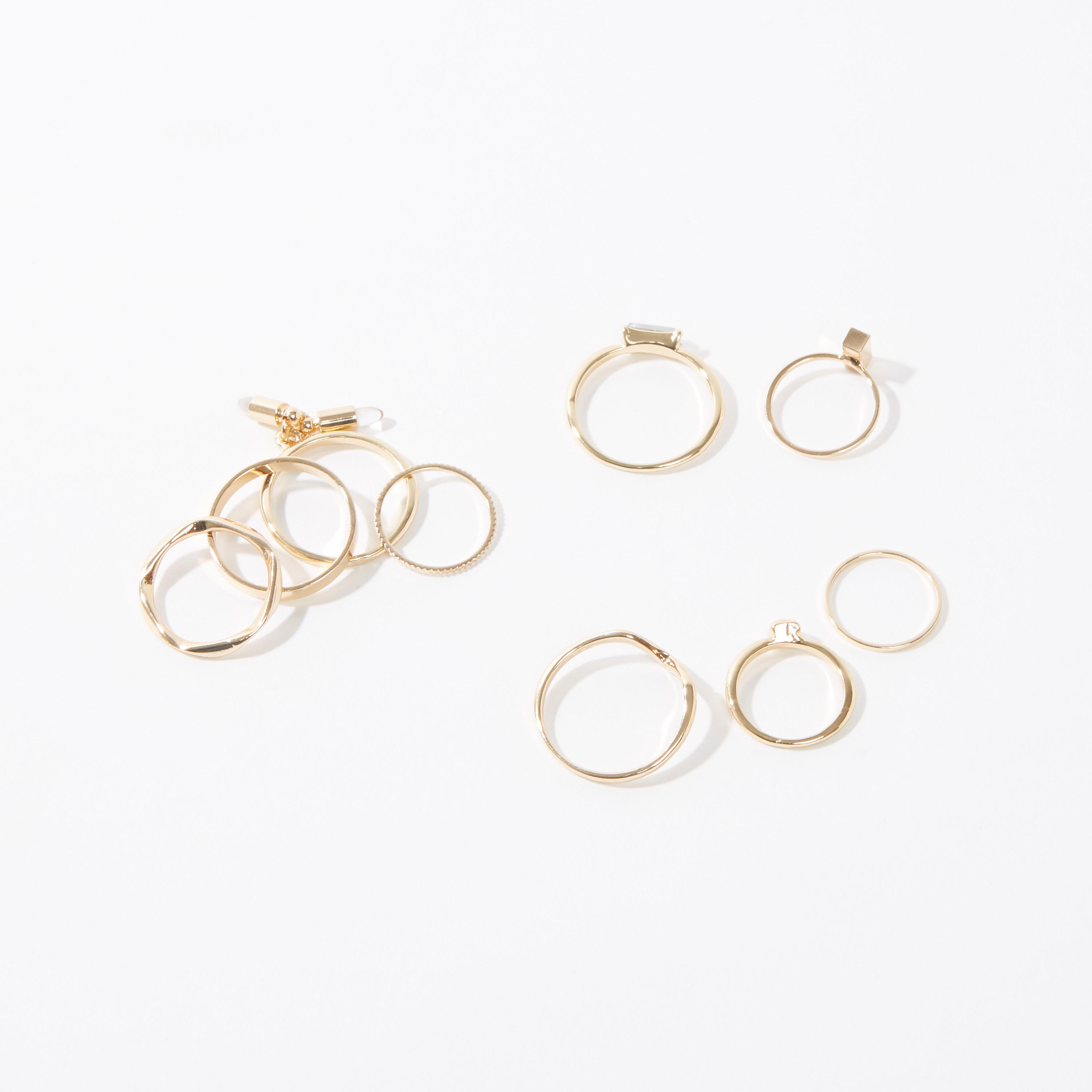 خواتم مزيّنة - طقم من 9 قطع-women-watchesandjewellery-jewellery-rings-image-3