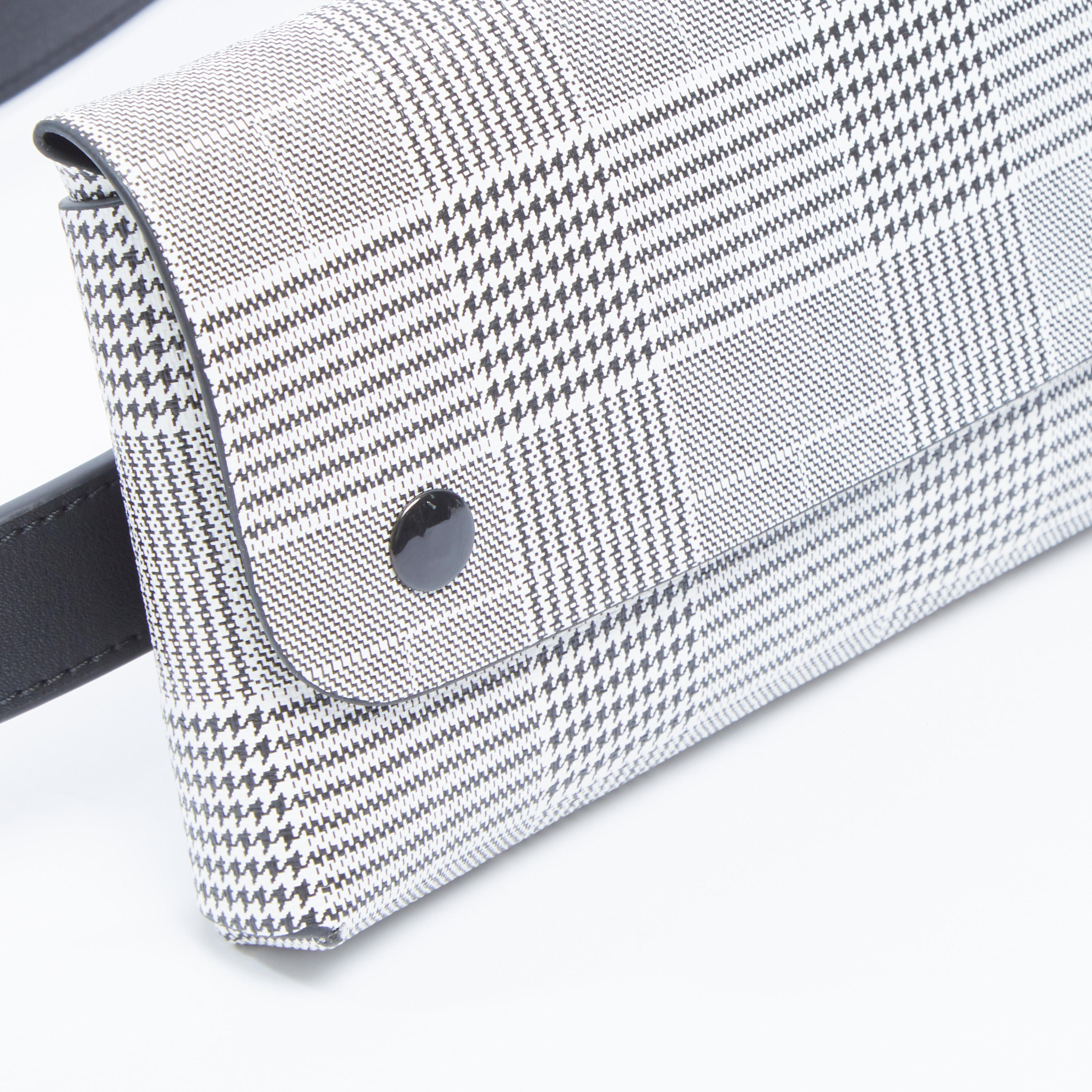Chequered Fanny Pack Belt with Pin Buckle Closure-women-clothingaccessories-belts-image-4