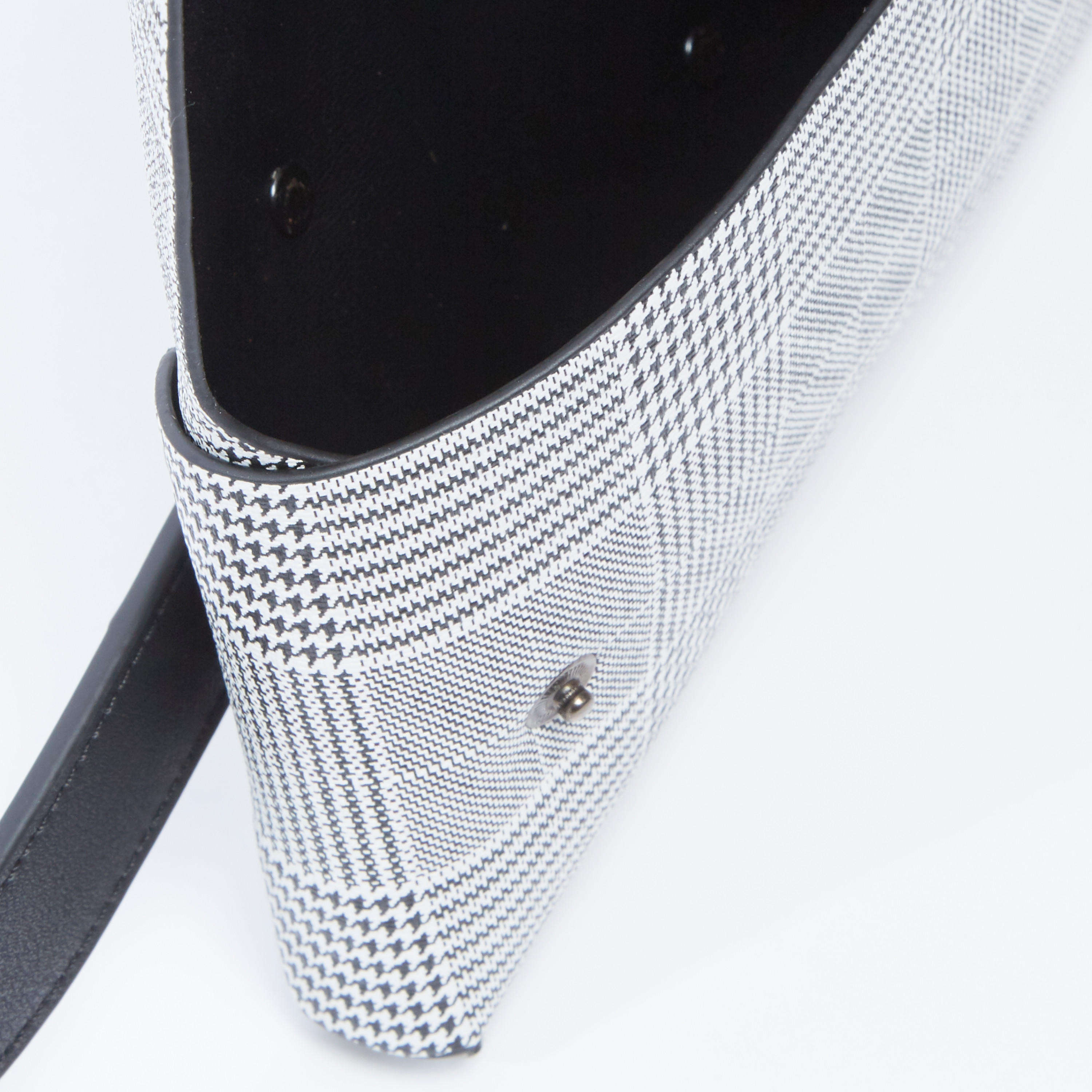 Chequered Fanny Pack Belt with Pin Buckle Closure-women-clothingaccessories-belts-image-5
