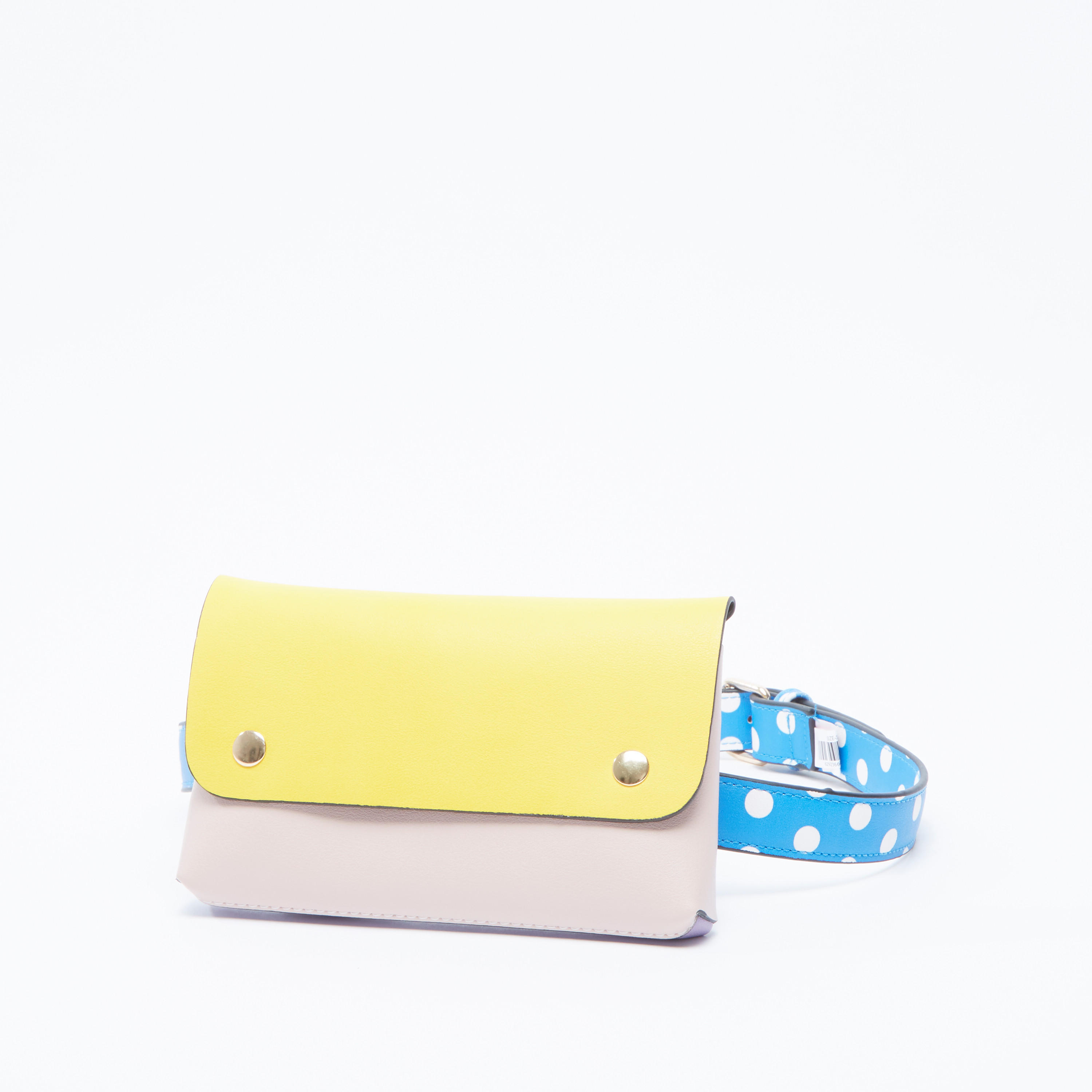 شنطة خصر بنمط كتل الألوان وإبزيم إغلاق بدبوس وطبعات-women-clothingaccessories-belts-image-1