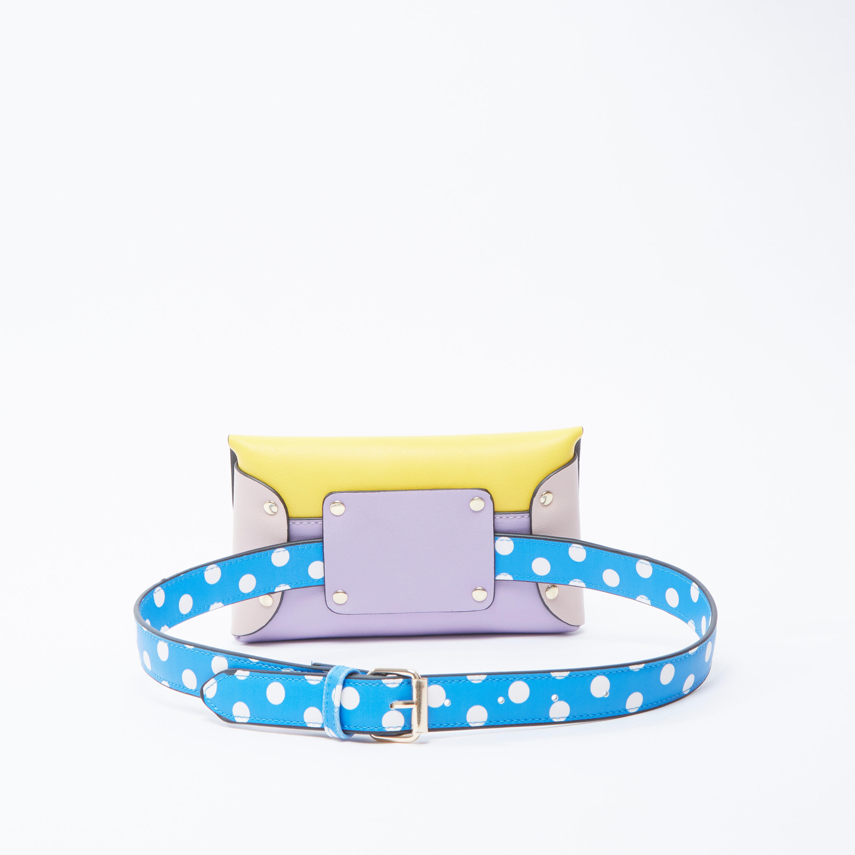 شنطة خصر بنمط كتل الألوان وإبزيم إغلاق بدبوس وطبعات-women-clothingaccessories-belts-image-3