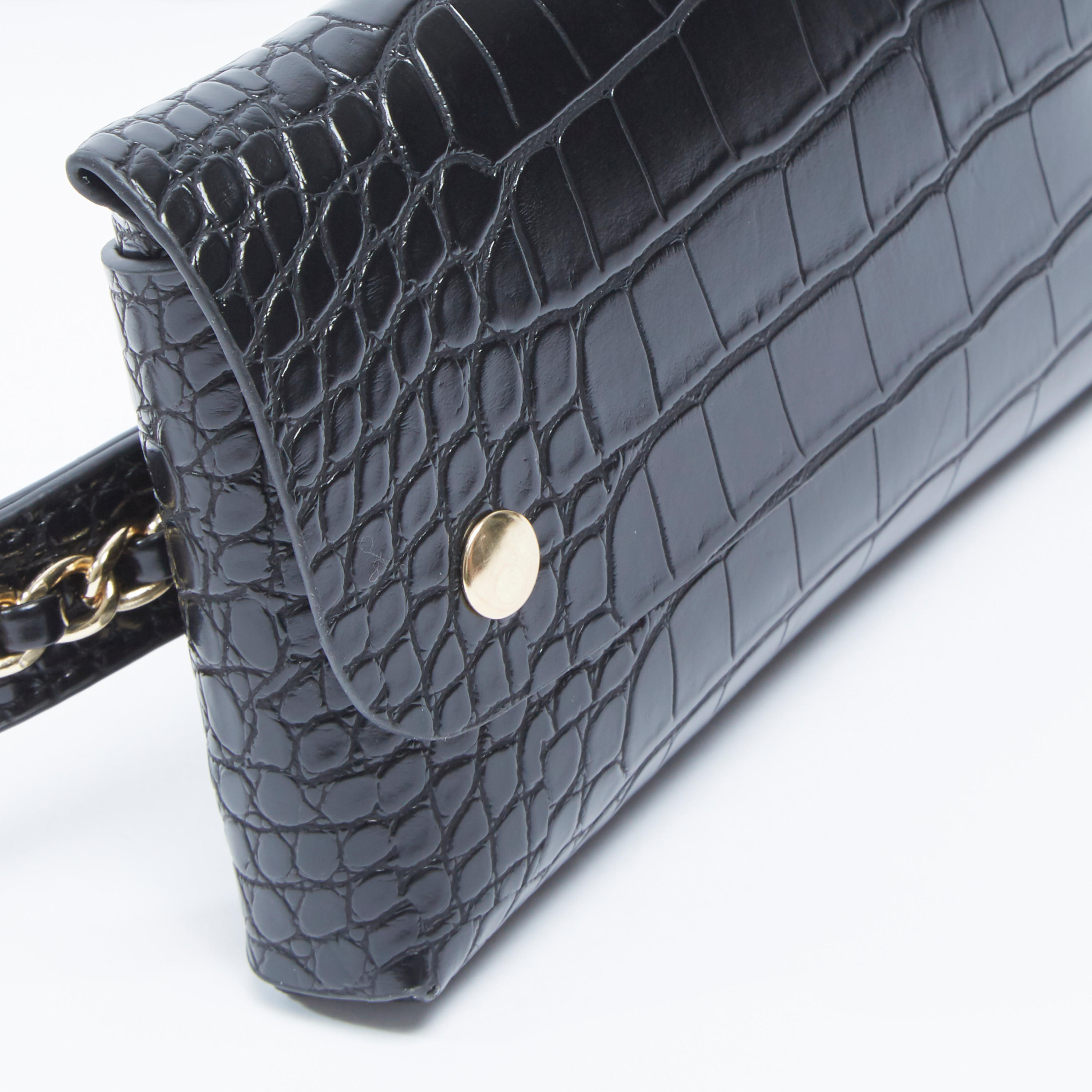Textured Fanny Pack with Pin Buckle Closure-women-clothingaccessories-belts-image-4