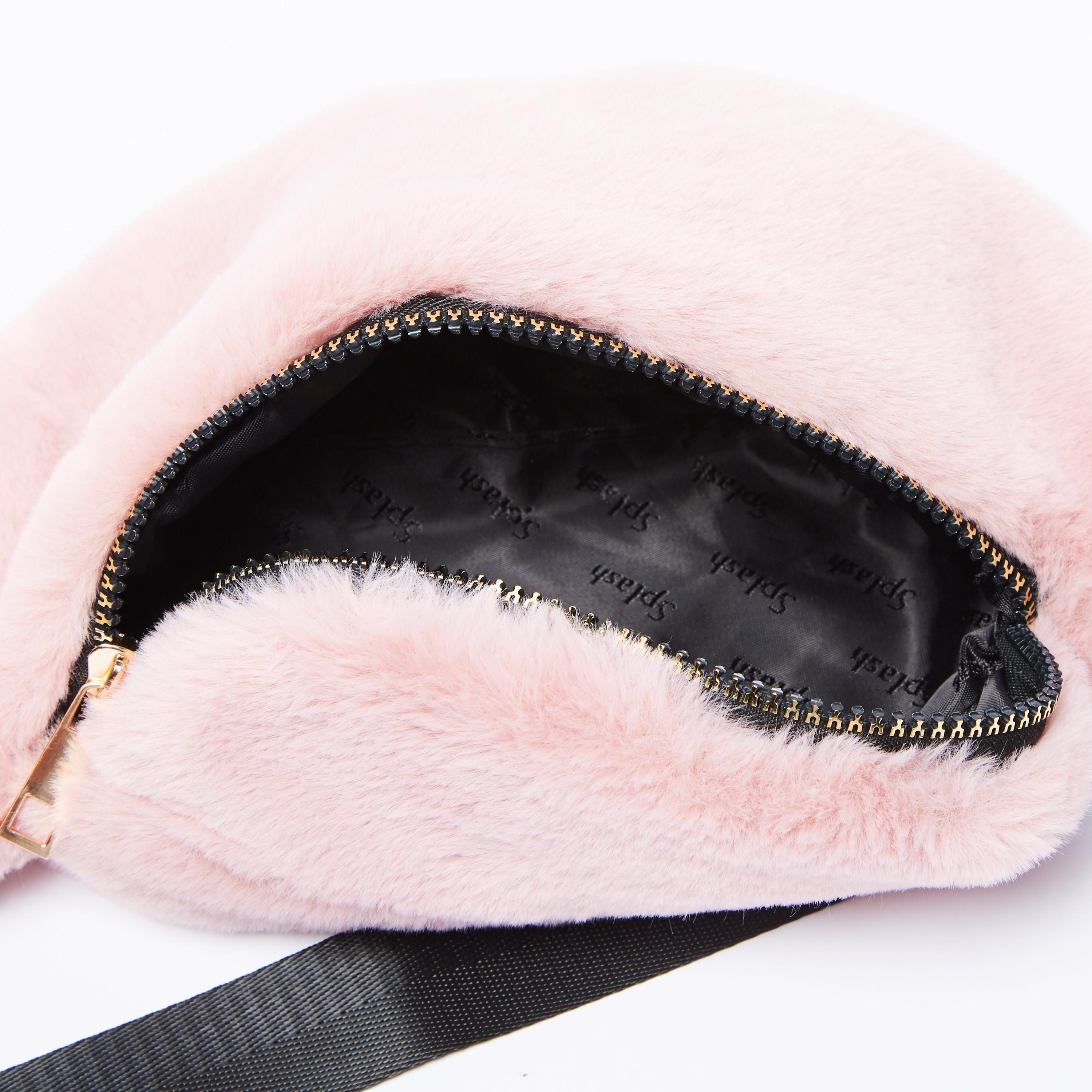 Plush Fanny Pack with Adjustable Strap and Clip-On Closure-women-bagsandwallets-handbags-image-5