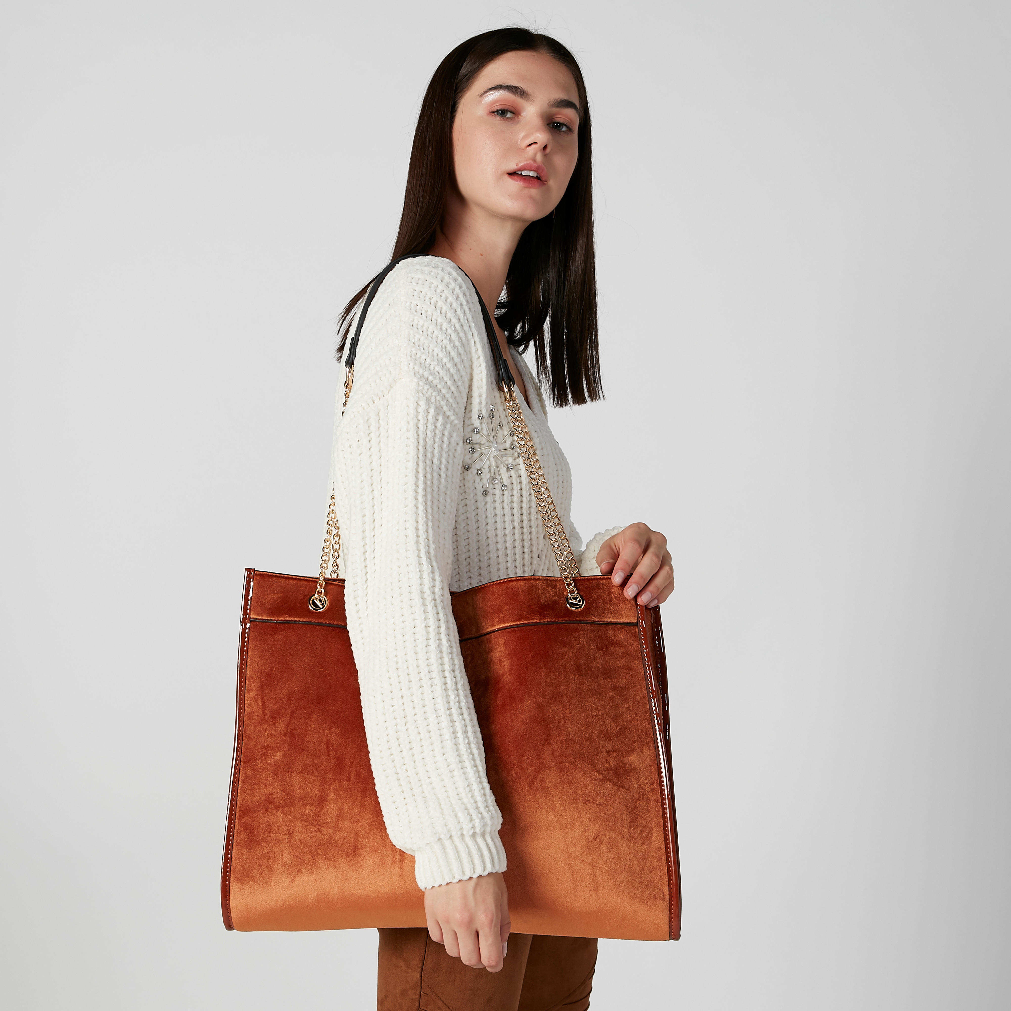 شنطة يد بارزة الملمس بمقبض مزدوج-women-bagsandwallets-handbags-image-4