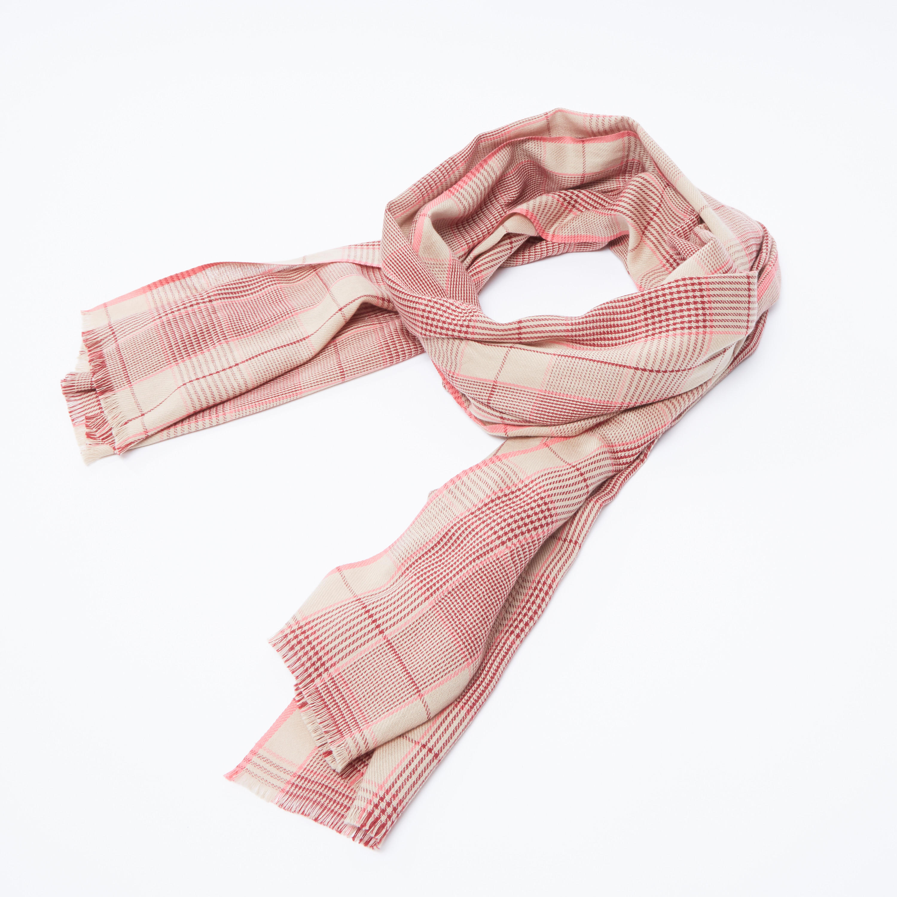 Chequered Scarf with Fringes-women-clothingaccessories-scarves-image-1