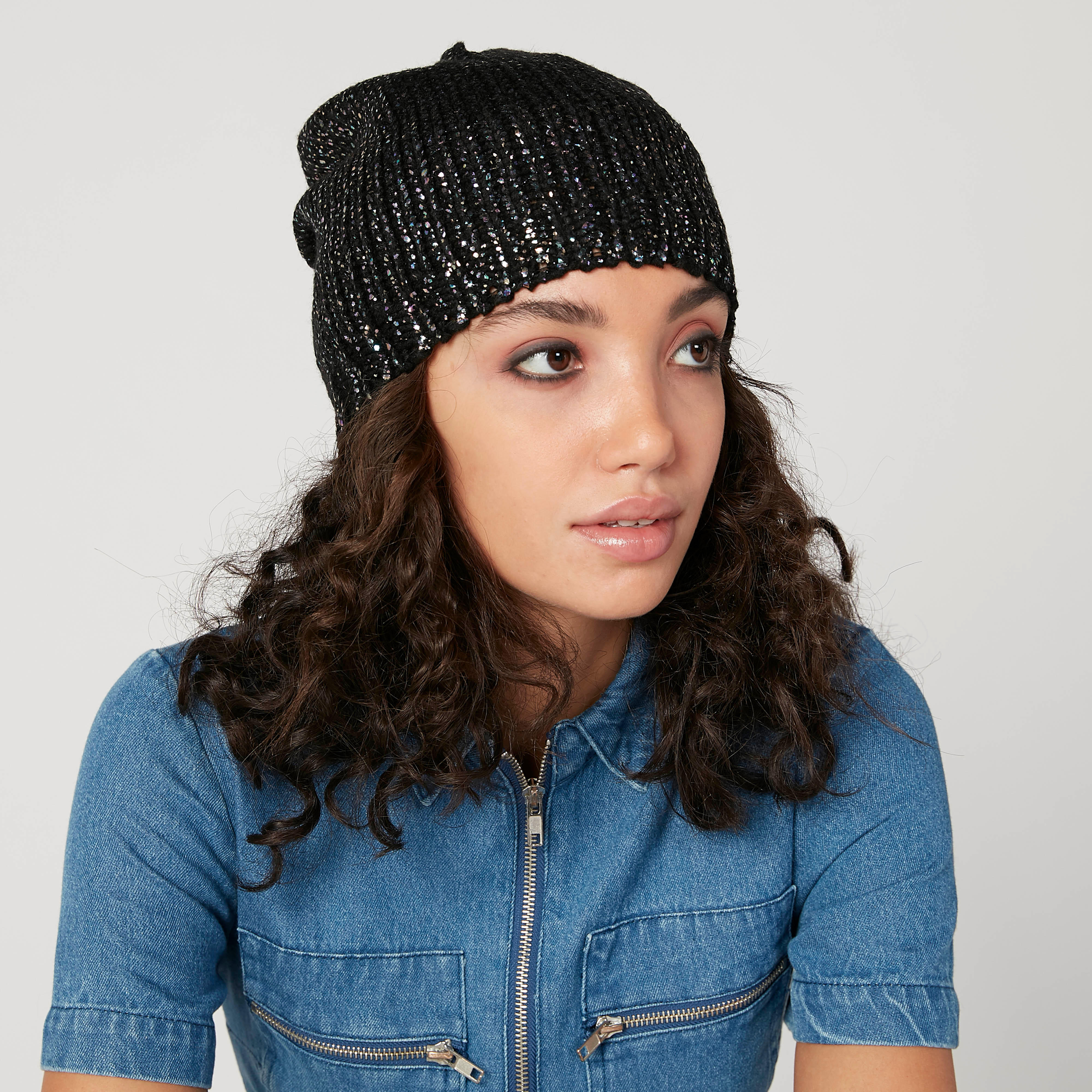 Textured Beanie Cap-women-clothingaccessories-capsandhats-image-2