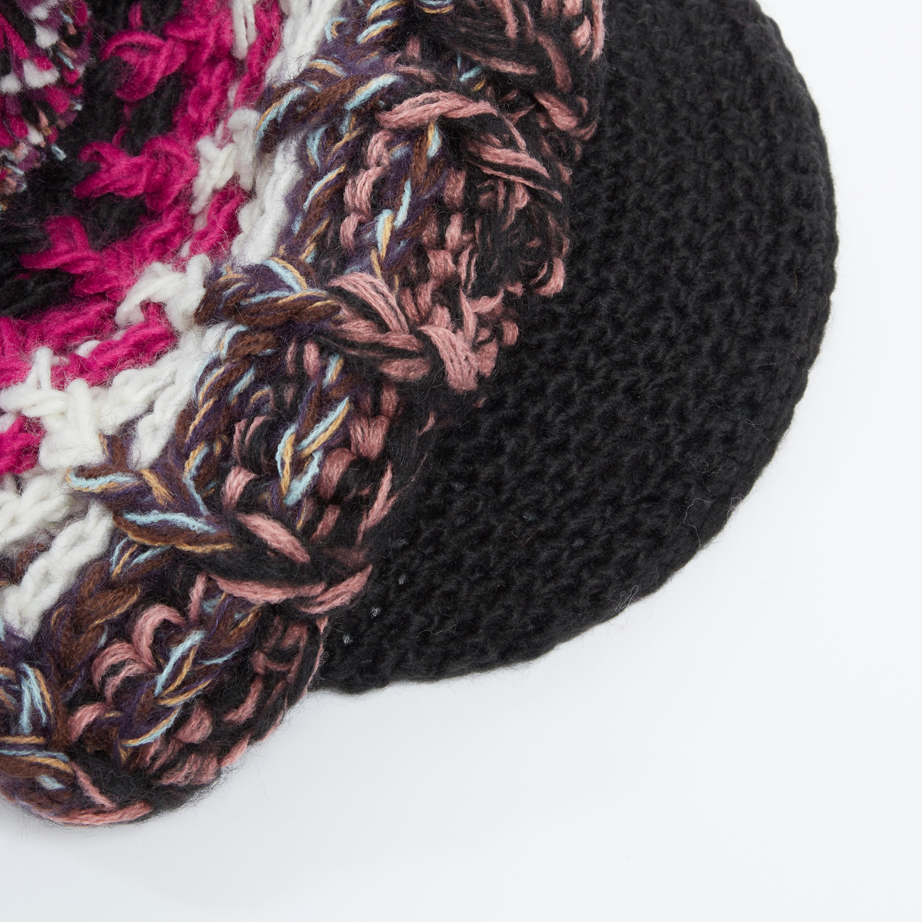 Textured Cap with Applique Detail-women-clothingaccessories-capsandhats-image-3