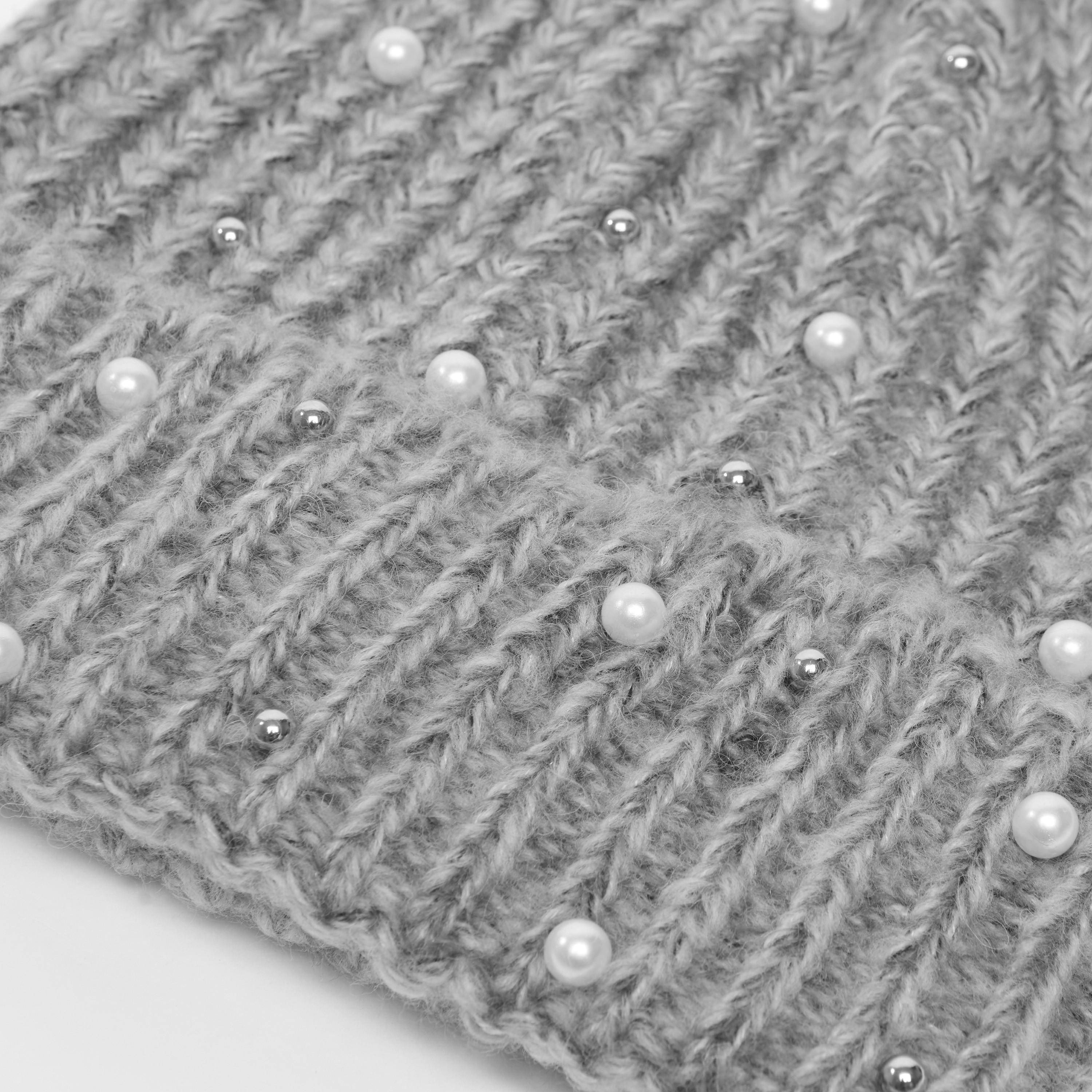 Textured Beanie Cap with Embellishments-women-clothingaccessories-capsandhats-image-3