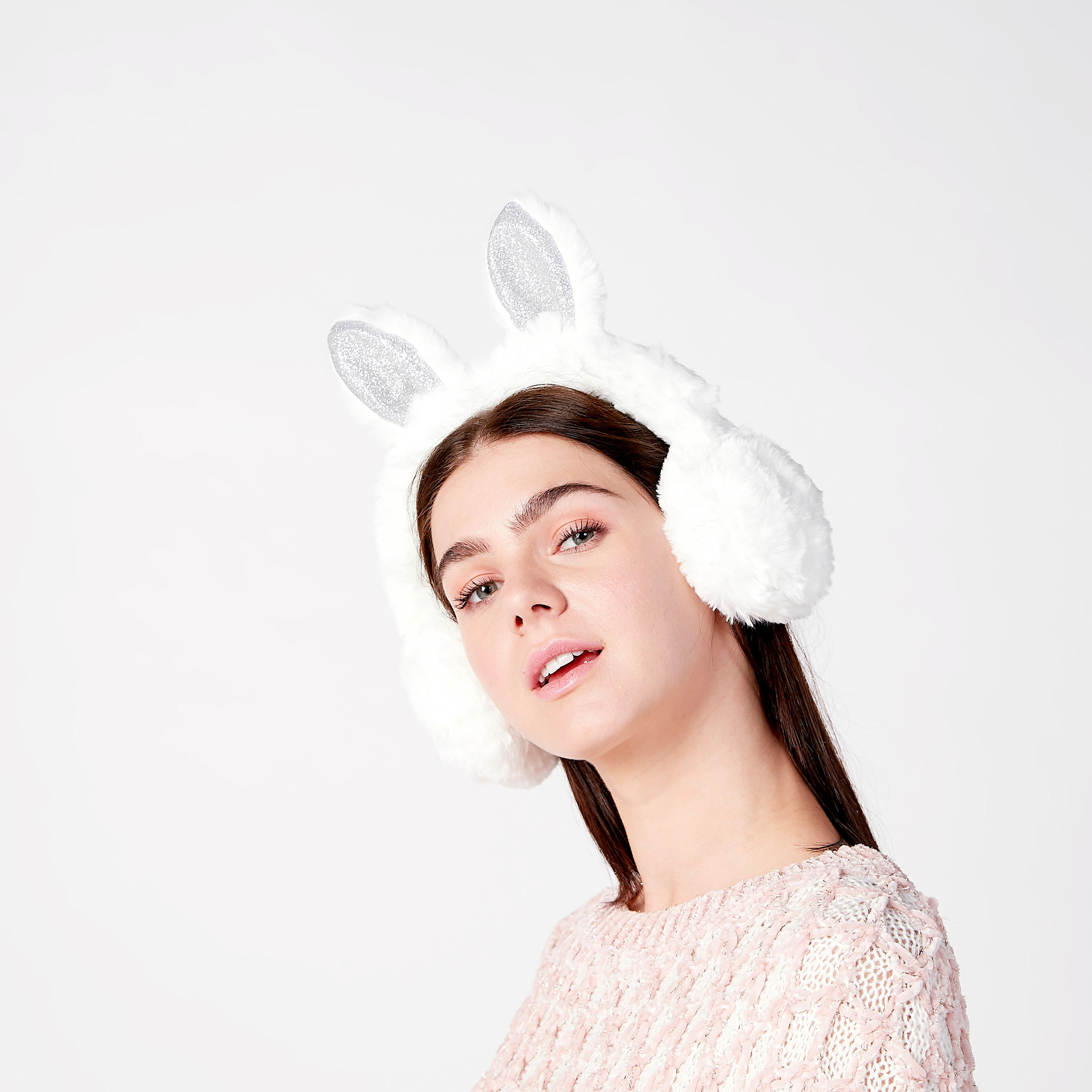 Textured Ear Muffs with Applique Detail-women-clothingaccessories-capsandhats-image-2