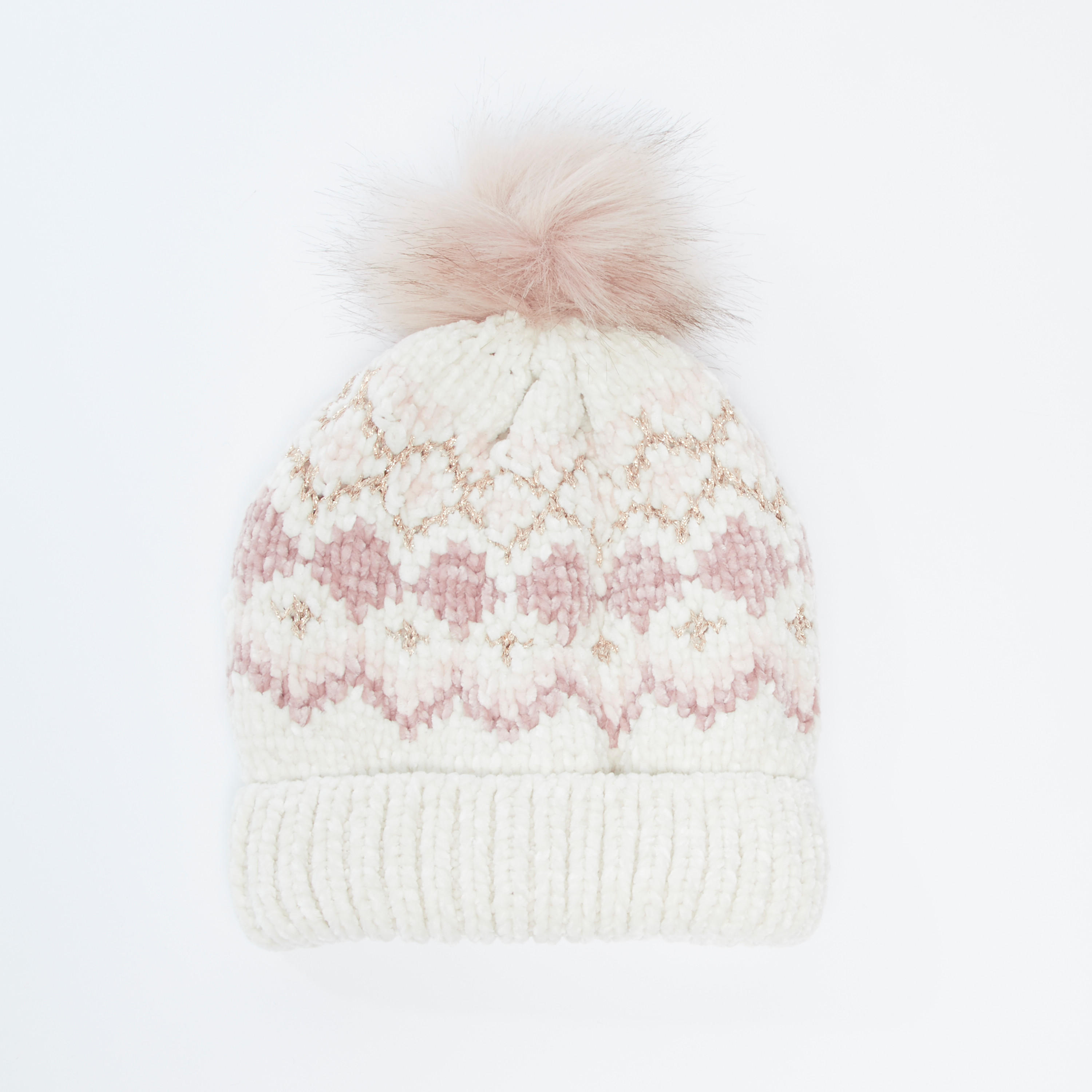 كاب بيني بارز الملمس بتزيينات-women-clothingaccessories-capsandhats-image-3