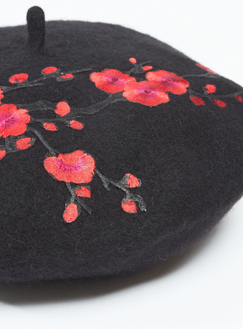 Printed Beret Hat-women-clothingaccessories-capsandhats-image-3