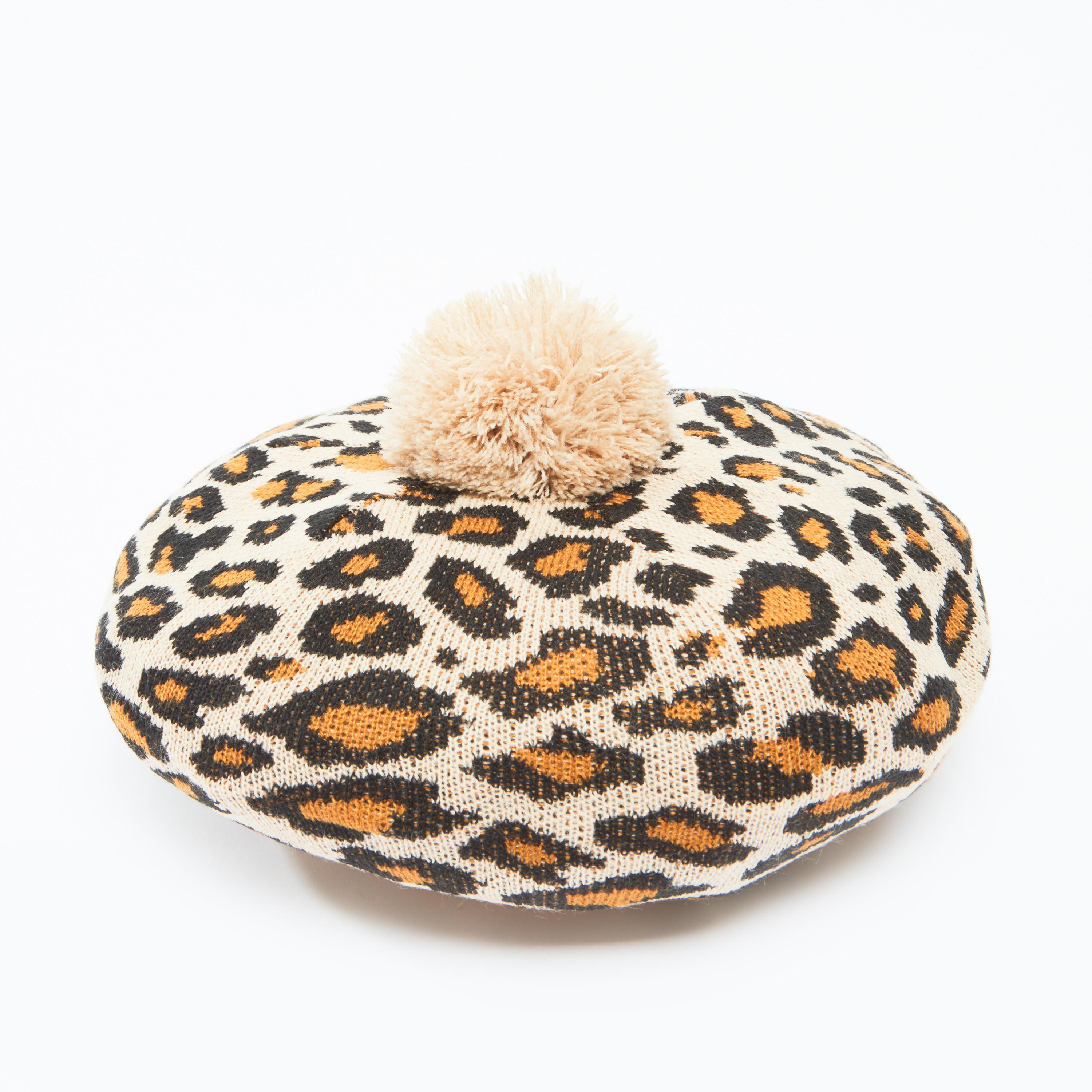 كاب بيريه بكرات بوم بوم وطبعات حيوانات-women-clothingaccessories-capsandhats-image-4