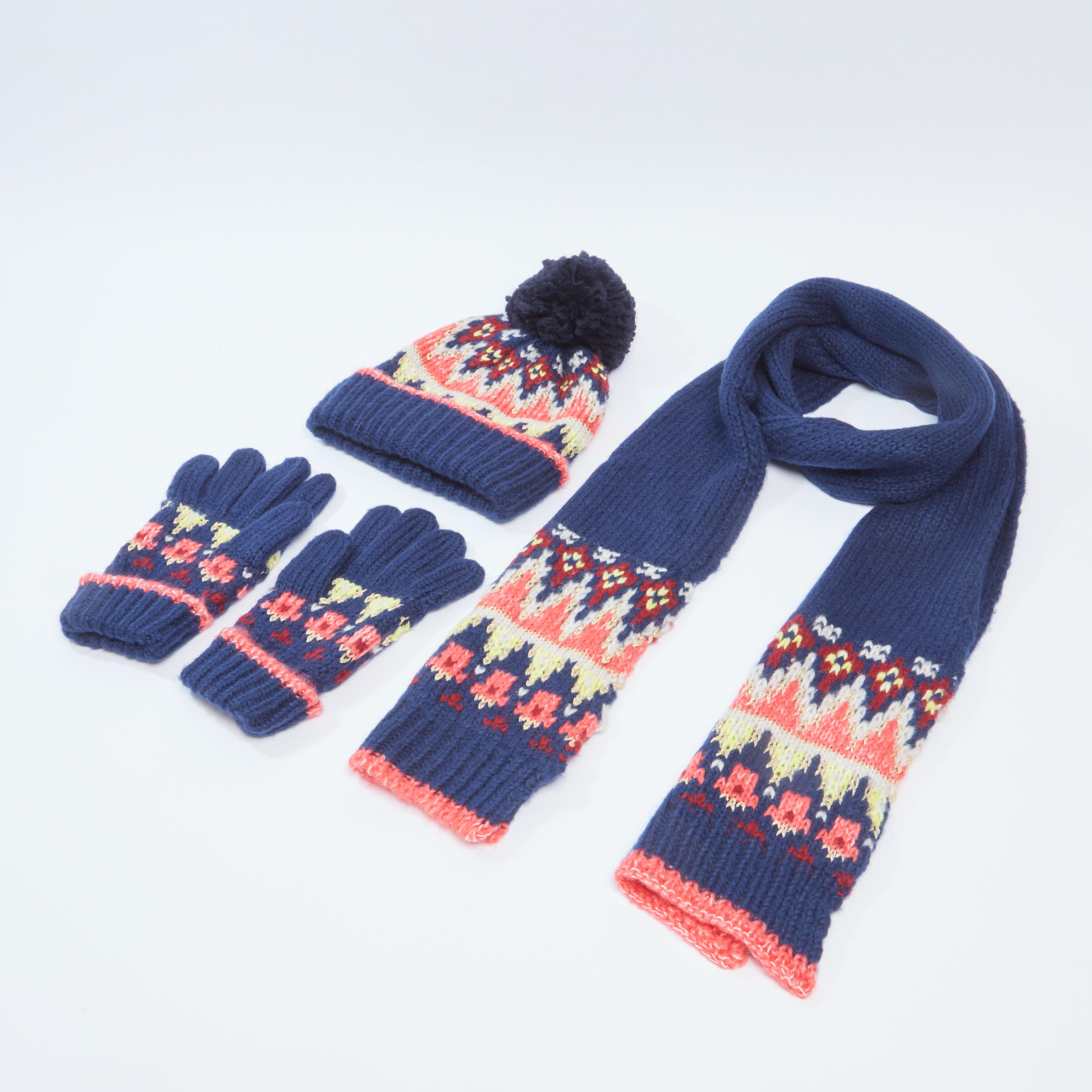 طقم ملابس شتوية بارزة الملمس من 3 قطع-women-clothingaccessories-scarves-image-5