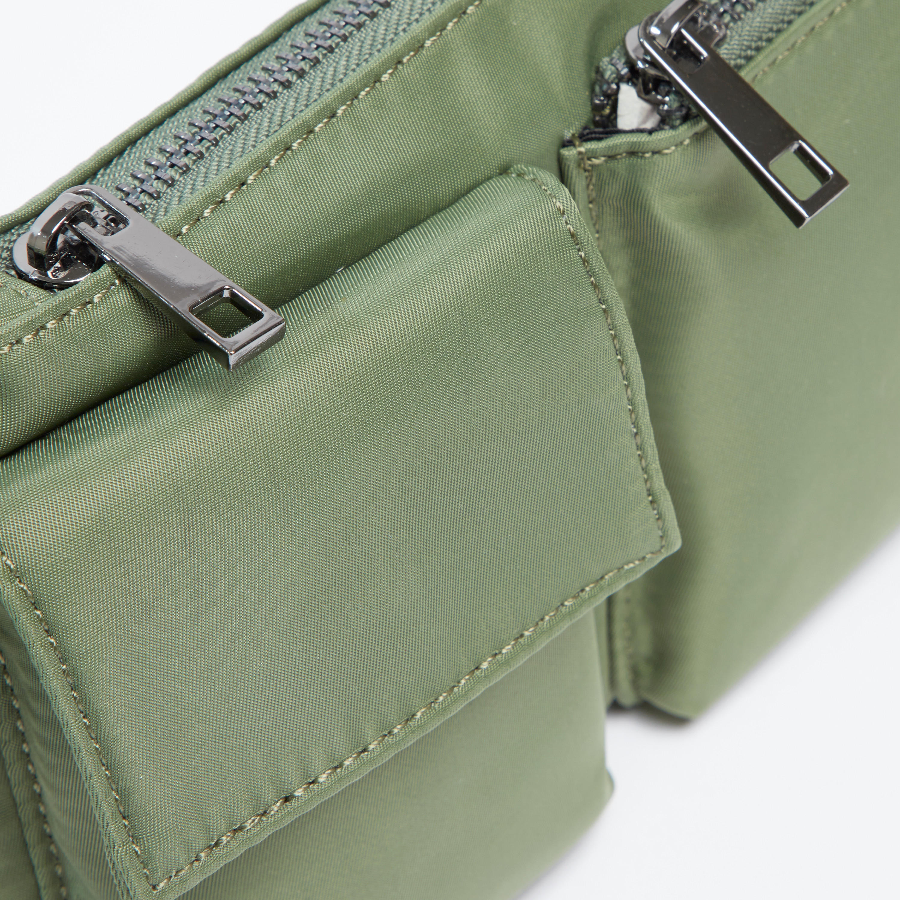 Plain Fanny Pack with Adjustable Strap and Buckle Closure-women-bagsandwallets-handbags-image-4