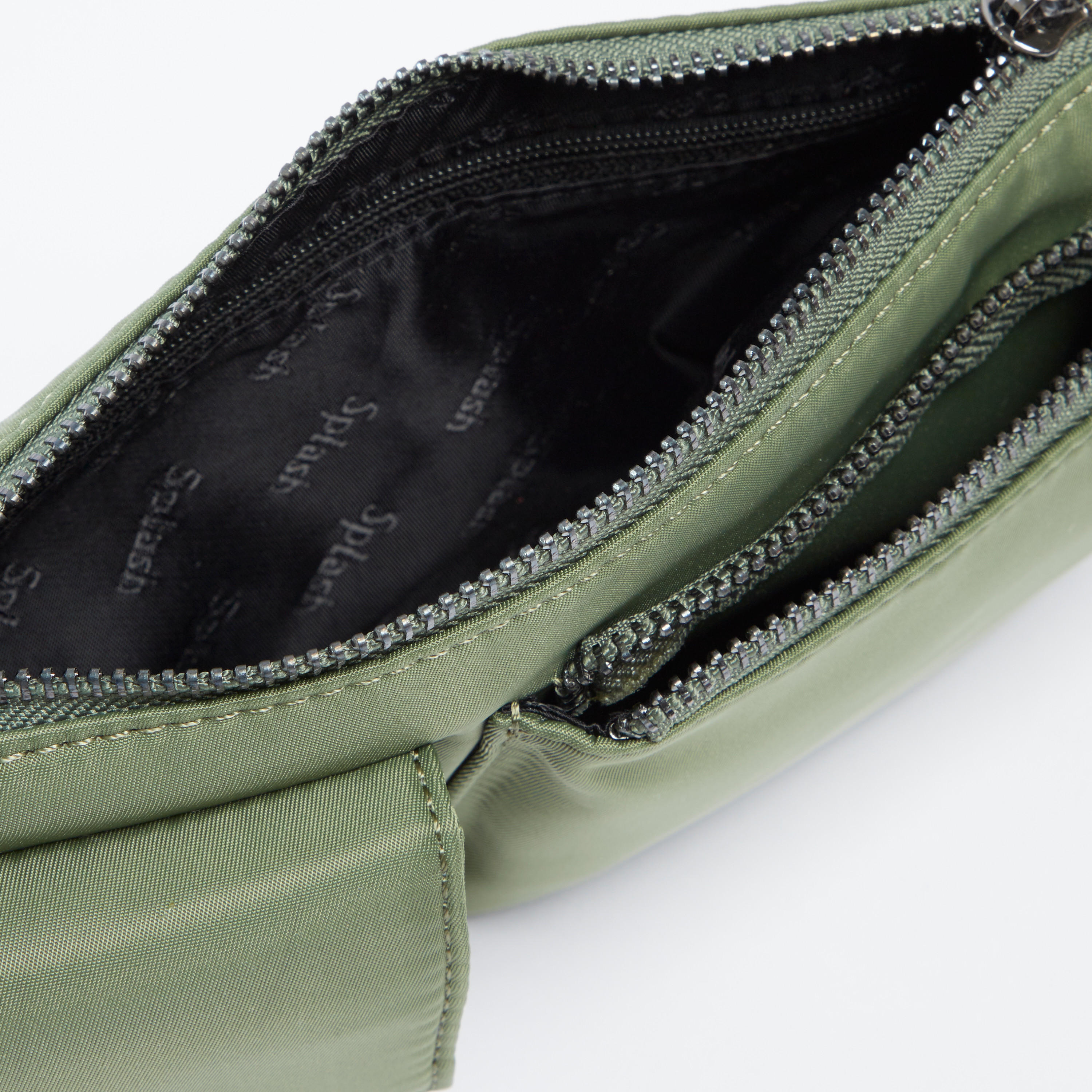 Plain Fanny Pack with Adjustable Strap and Buckle Closure-women-bagsandwallets-handbags-image-5