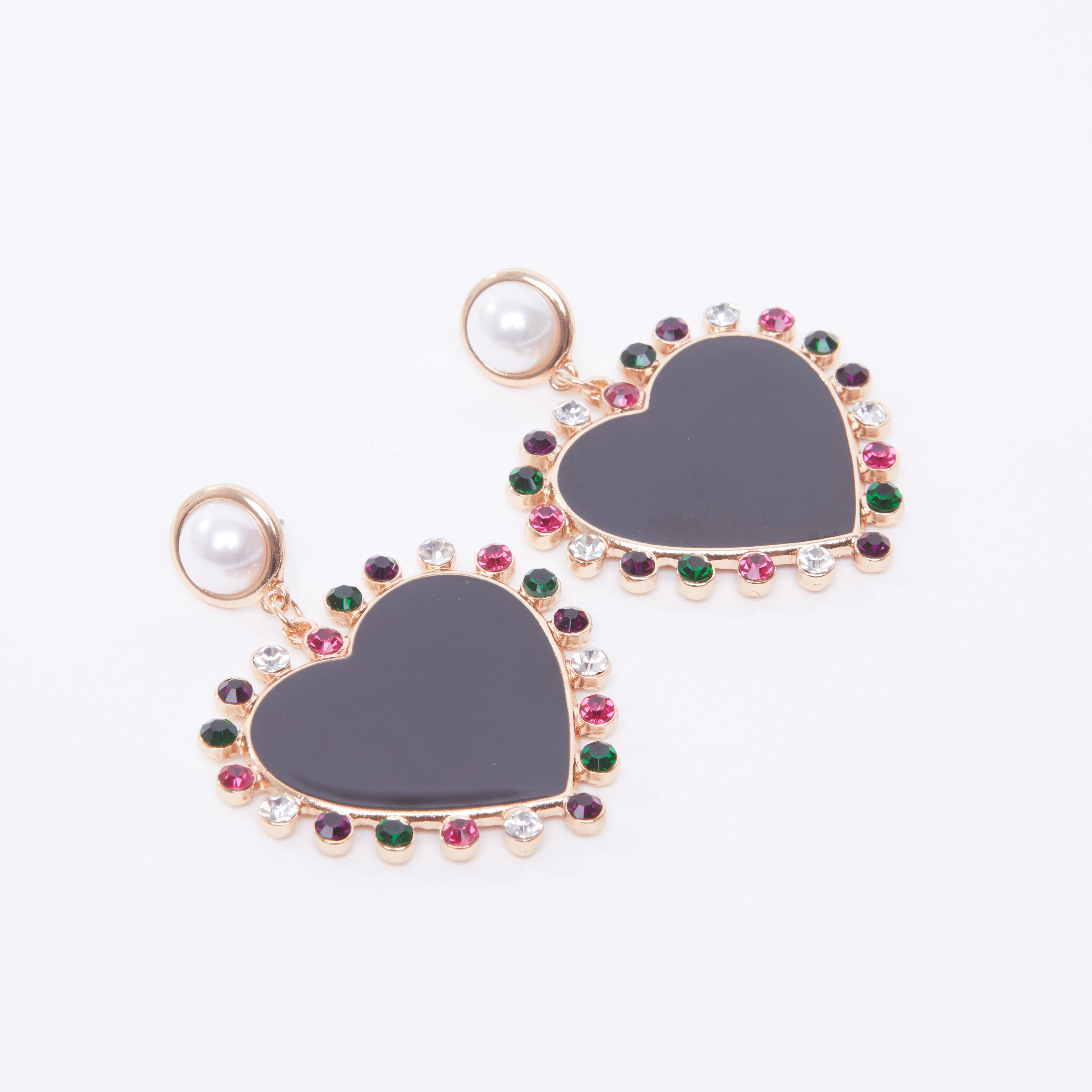 Embellished Dangling Earrings with Pushback Closure-women-watchesandjewellery-jewellery-earrings-image-1