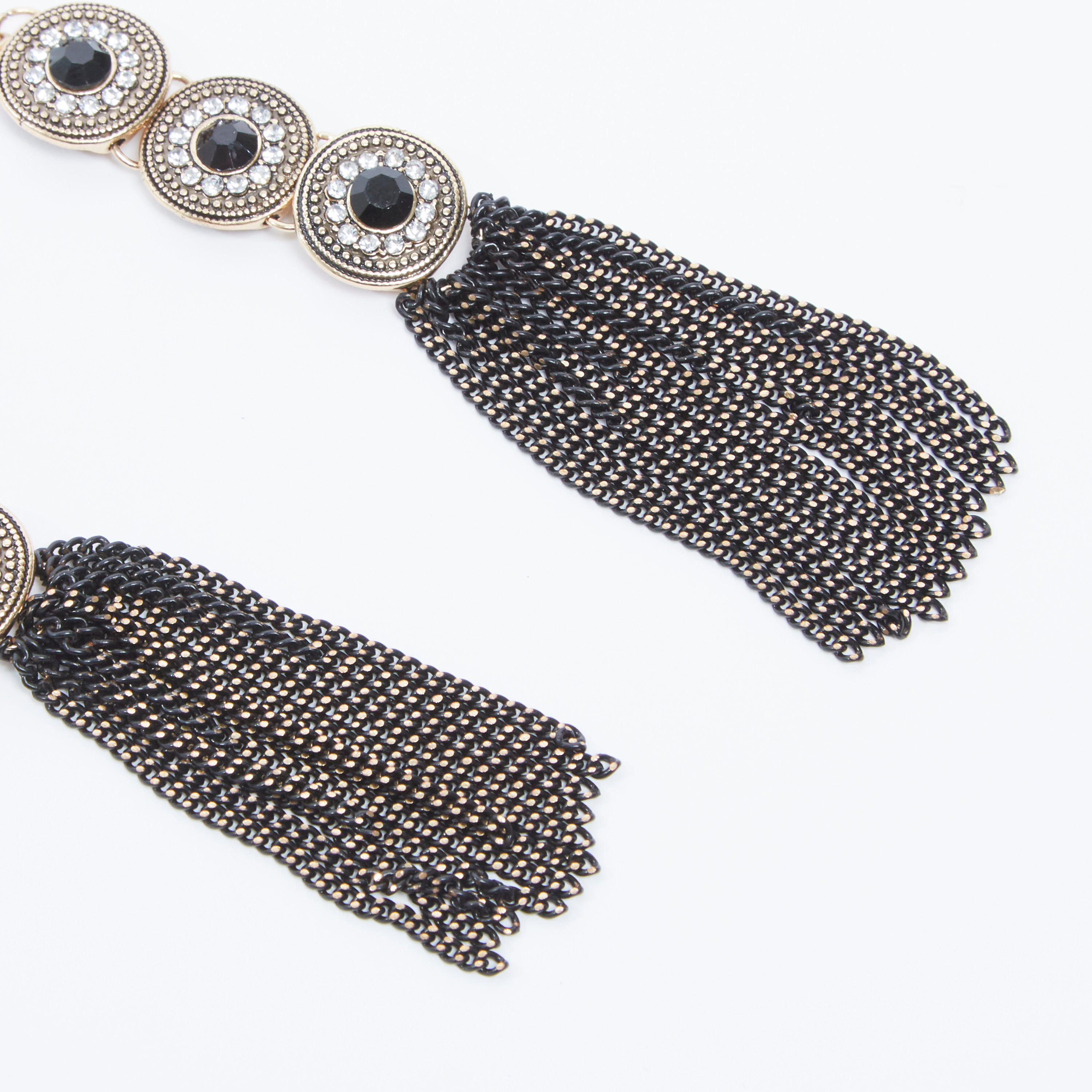 حلق مزيّن بدلاّية وخطّاف-women-watchesandjewellery-jewellery-earrings-image-2