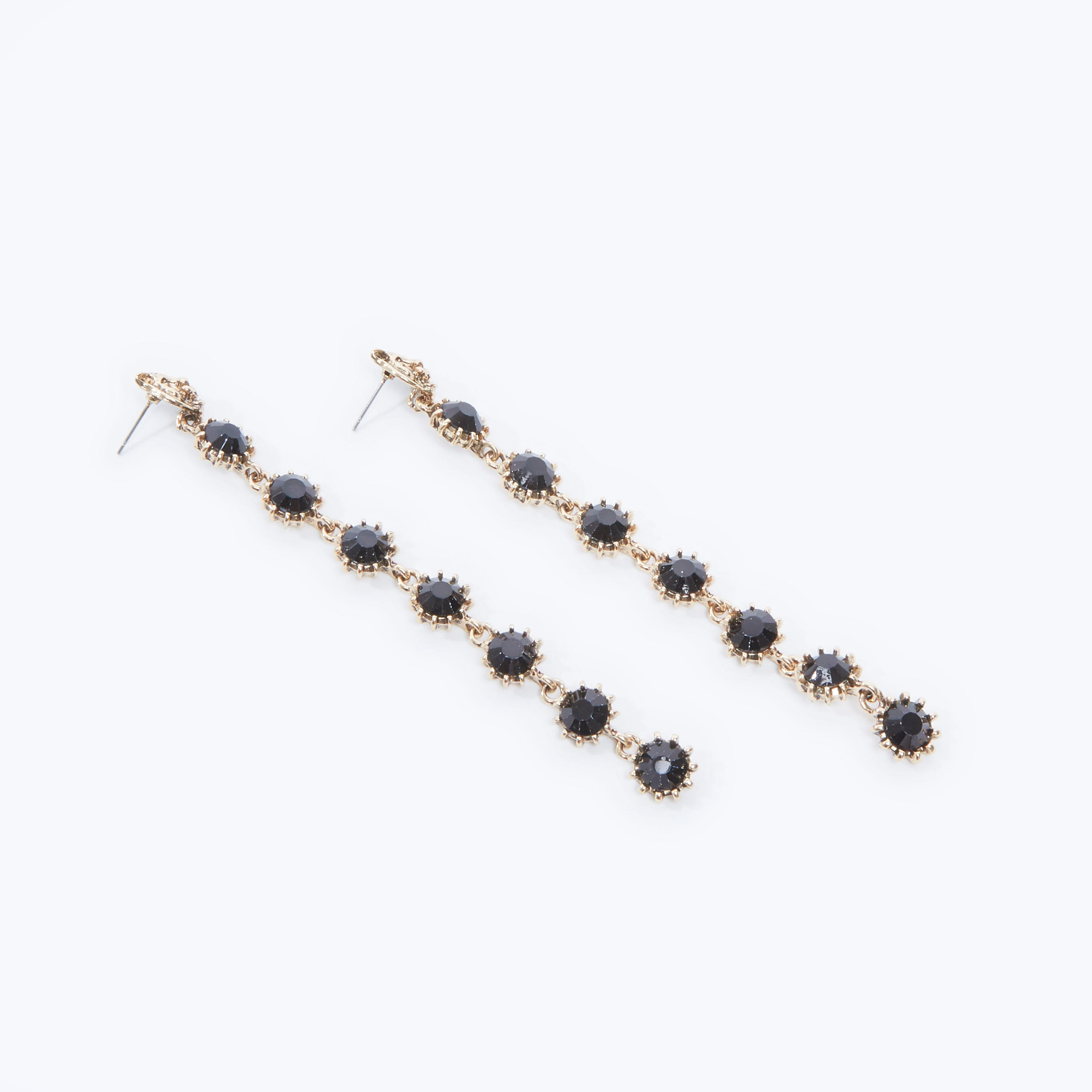 Embellished Dangling Earrings with Pushback Closure-women-watchesandjewellery-jewellery-earrings-image-1