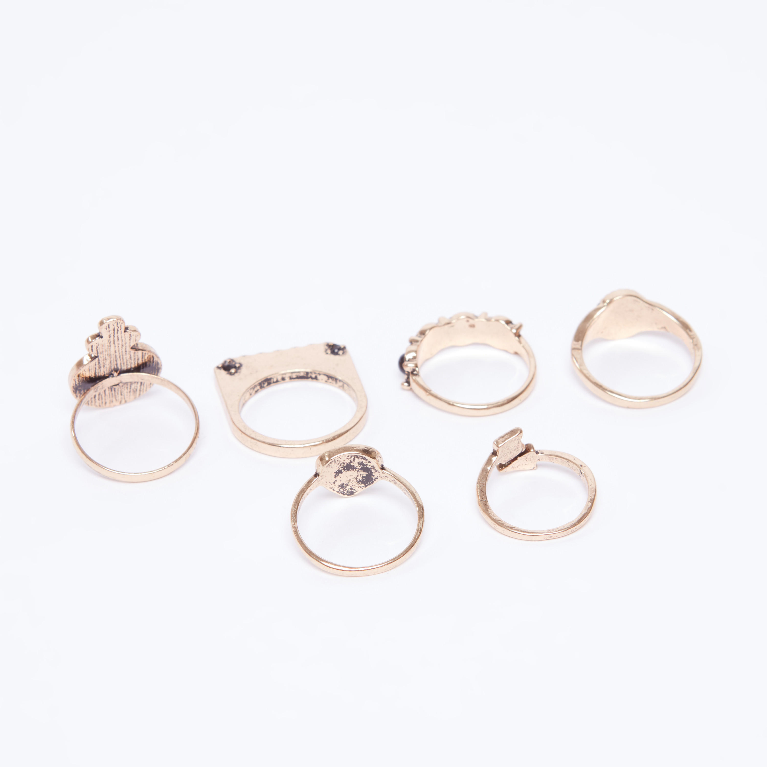 خواتم مزيّنة - طقم 6 قطع-women-watchesandjewellery-jewellery-rings-image-3